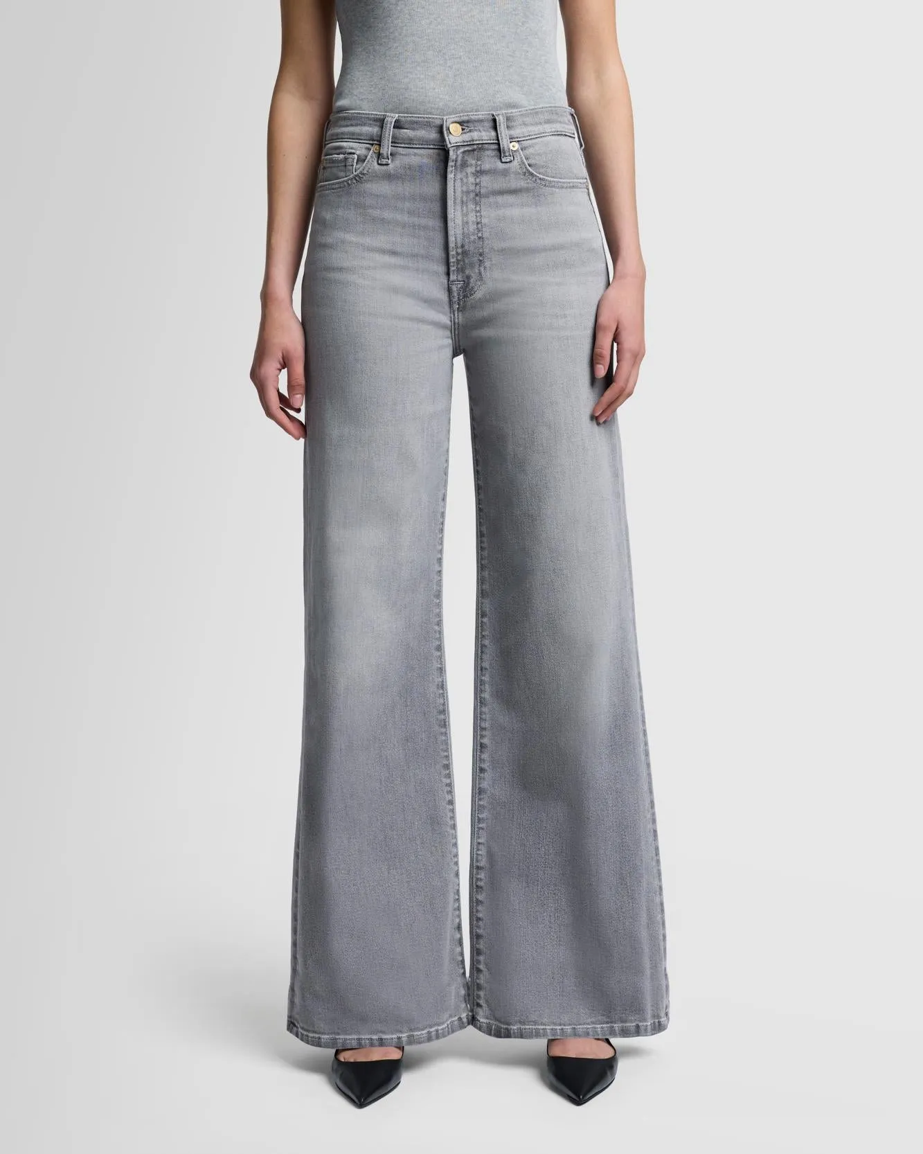 Luxe Vintage UHR Jo in Dust sold by 7 For All Mankind product image thumbnail 2