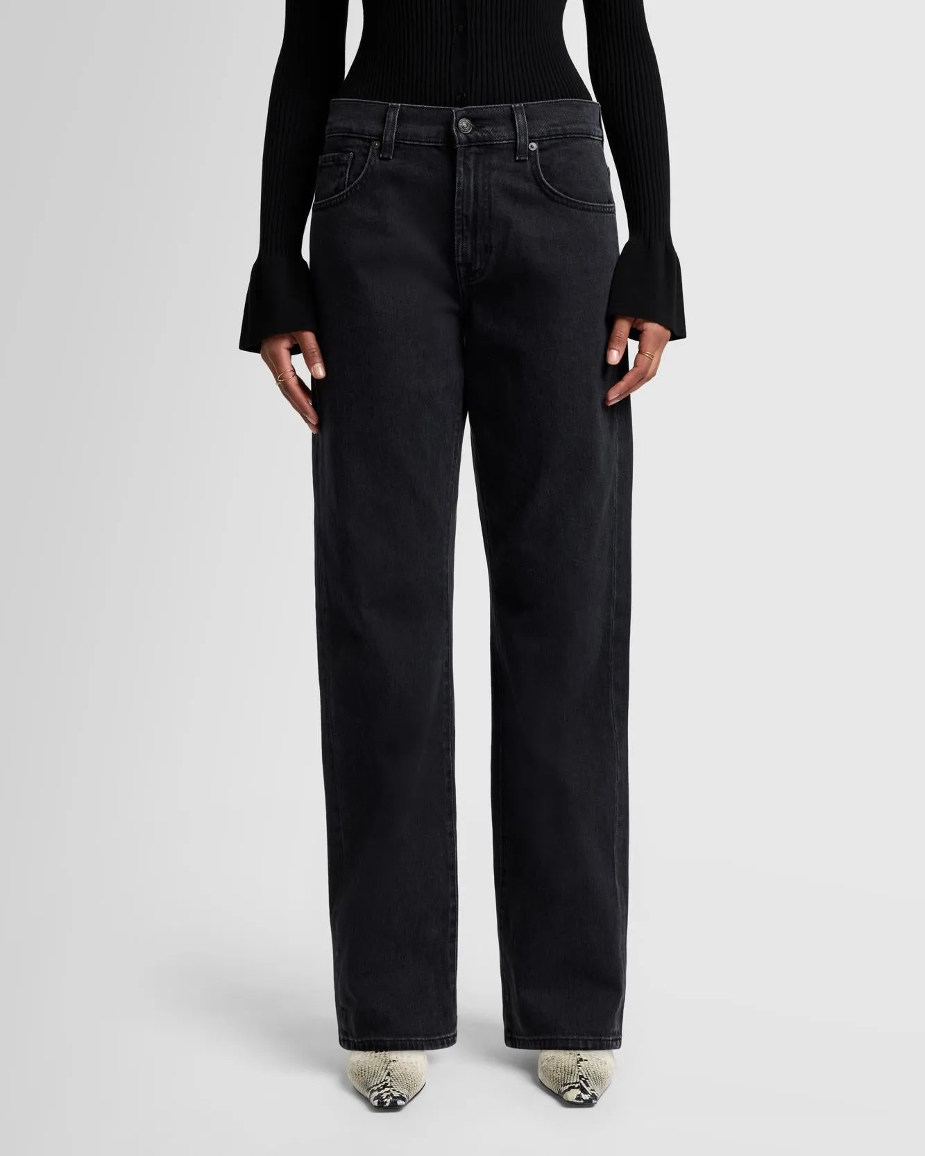MANKIND Tess Trouser in Thunder sold by 7 For All Mankind product image thumbnail 2