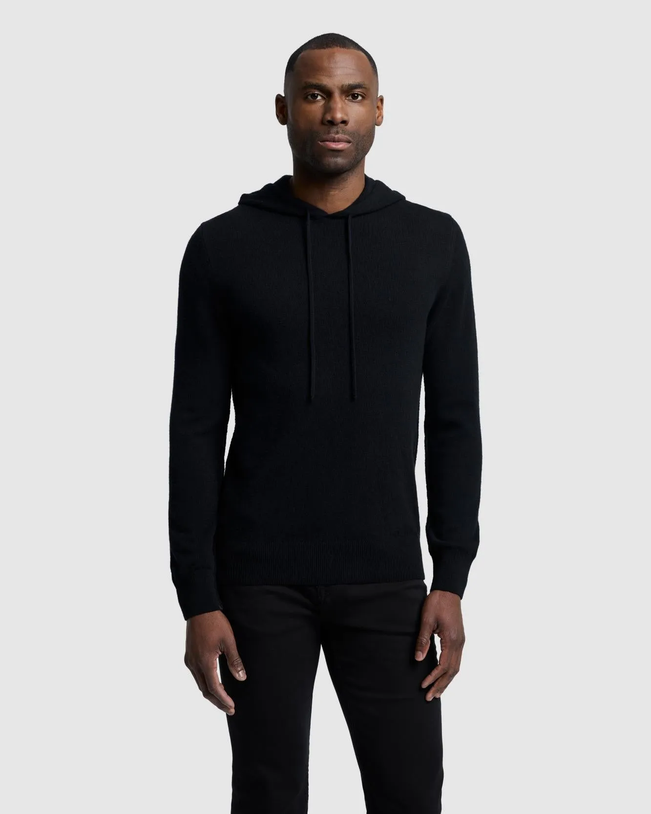 Cashmere Hoodie in Black sold by 7 For All Mankind