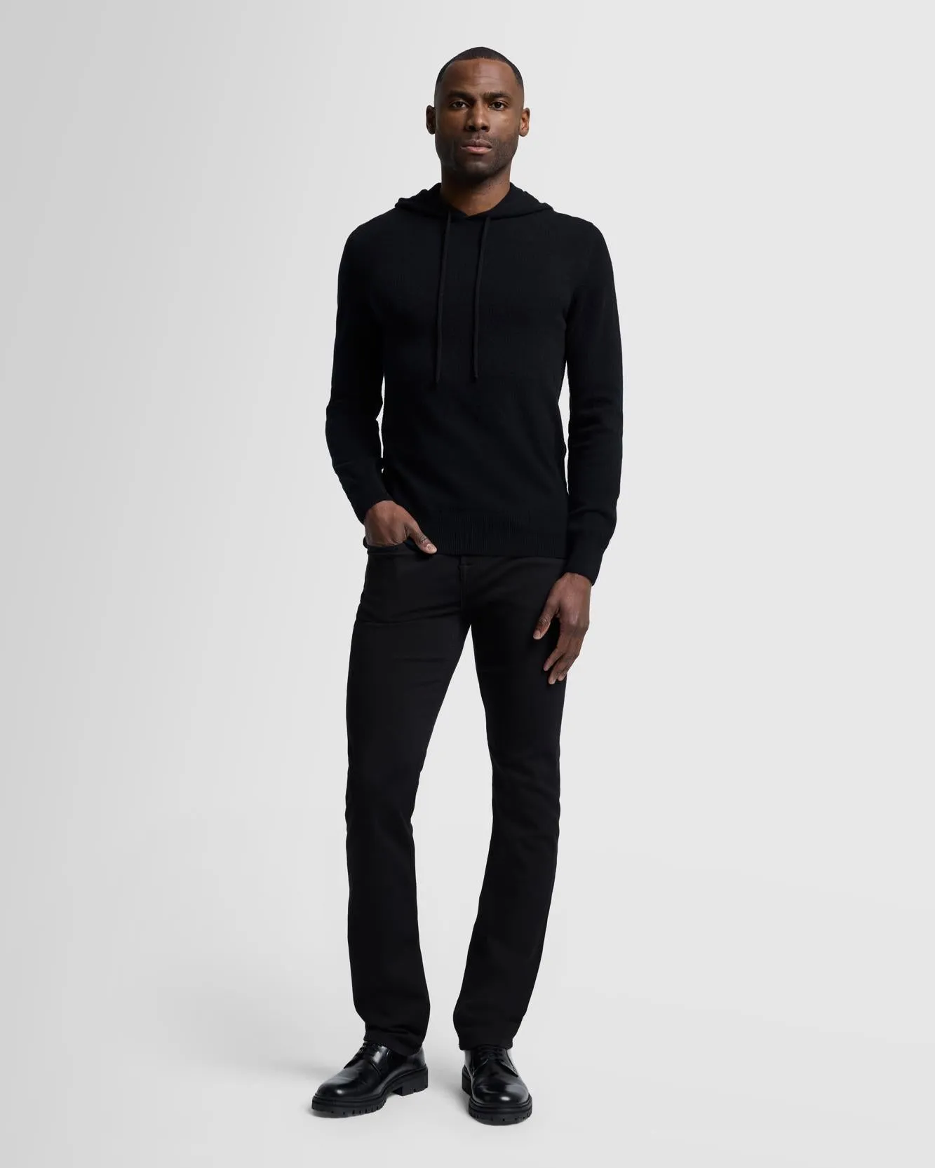 Cashmere Hoodie in Black sold by 7 For All Mankind product image thumbnail 3