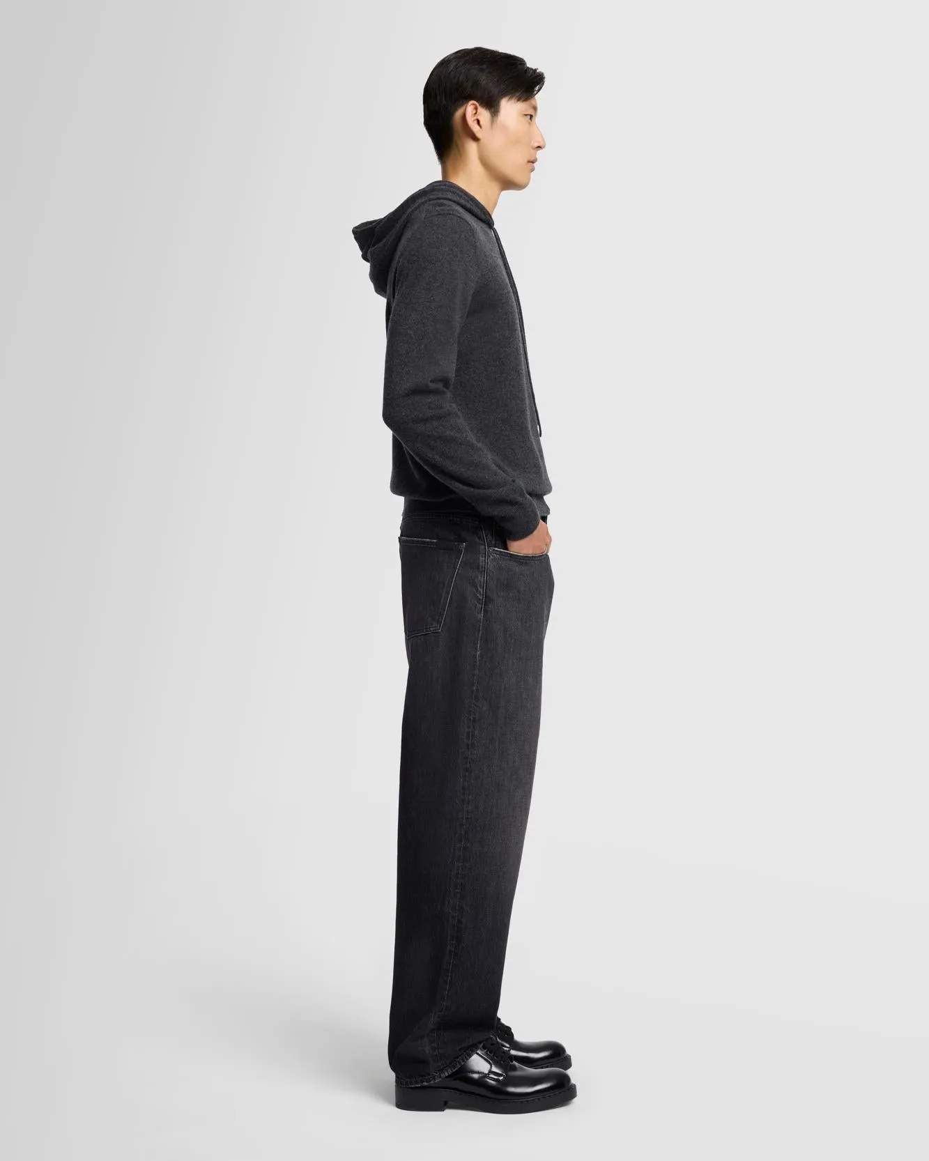 Cashmere Hoodie in Dark Grey sold by 7 For All Mankind product image thumbnail 5