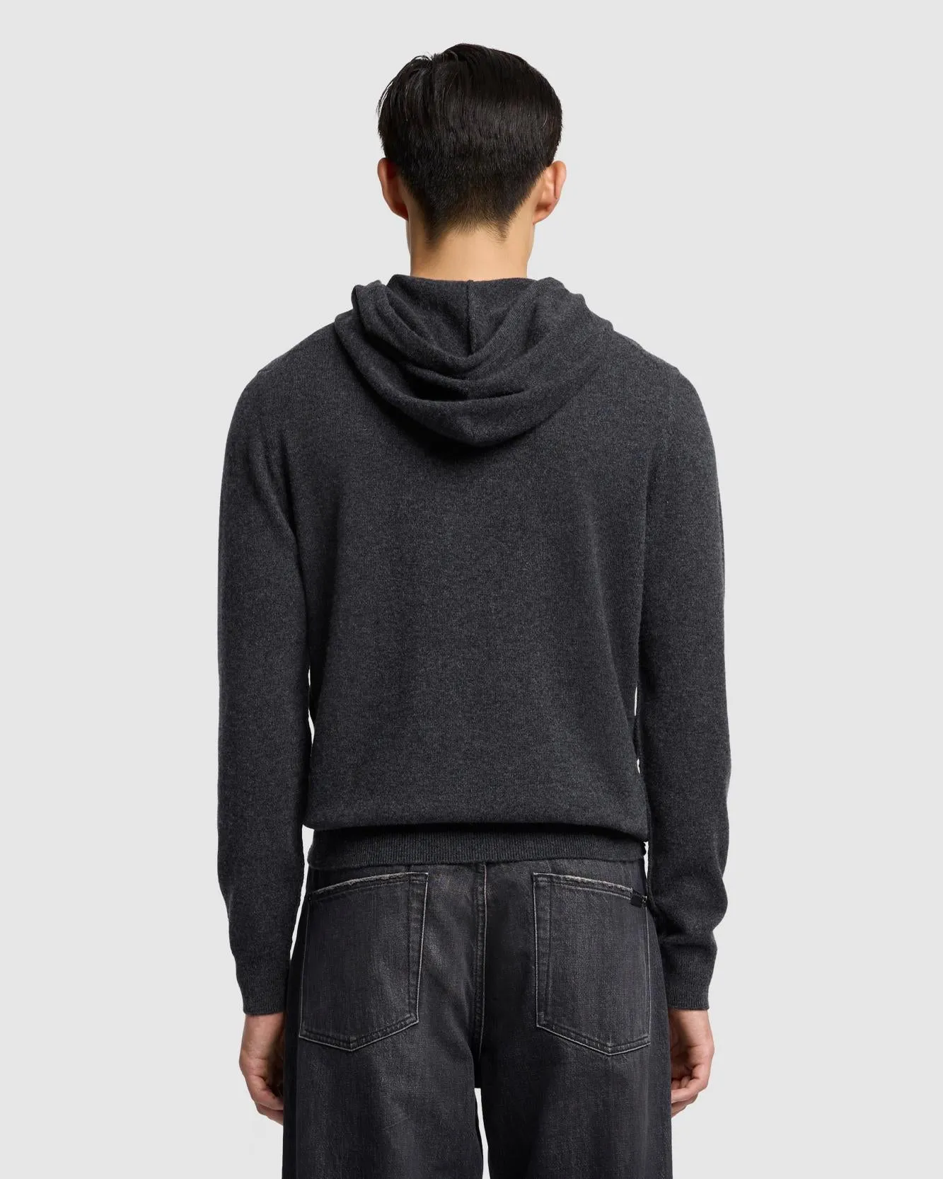 Cashmere Hoodie in Dark Grey sold by 7 For All Mankind product image thumbnail 4