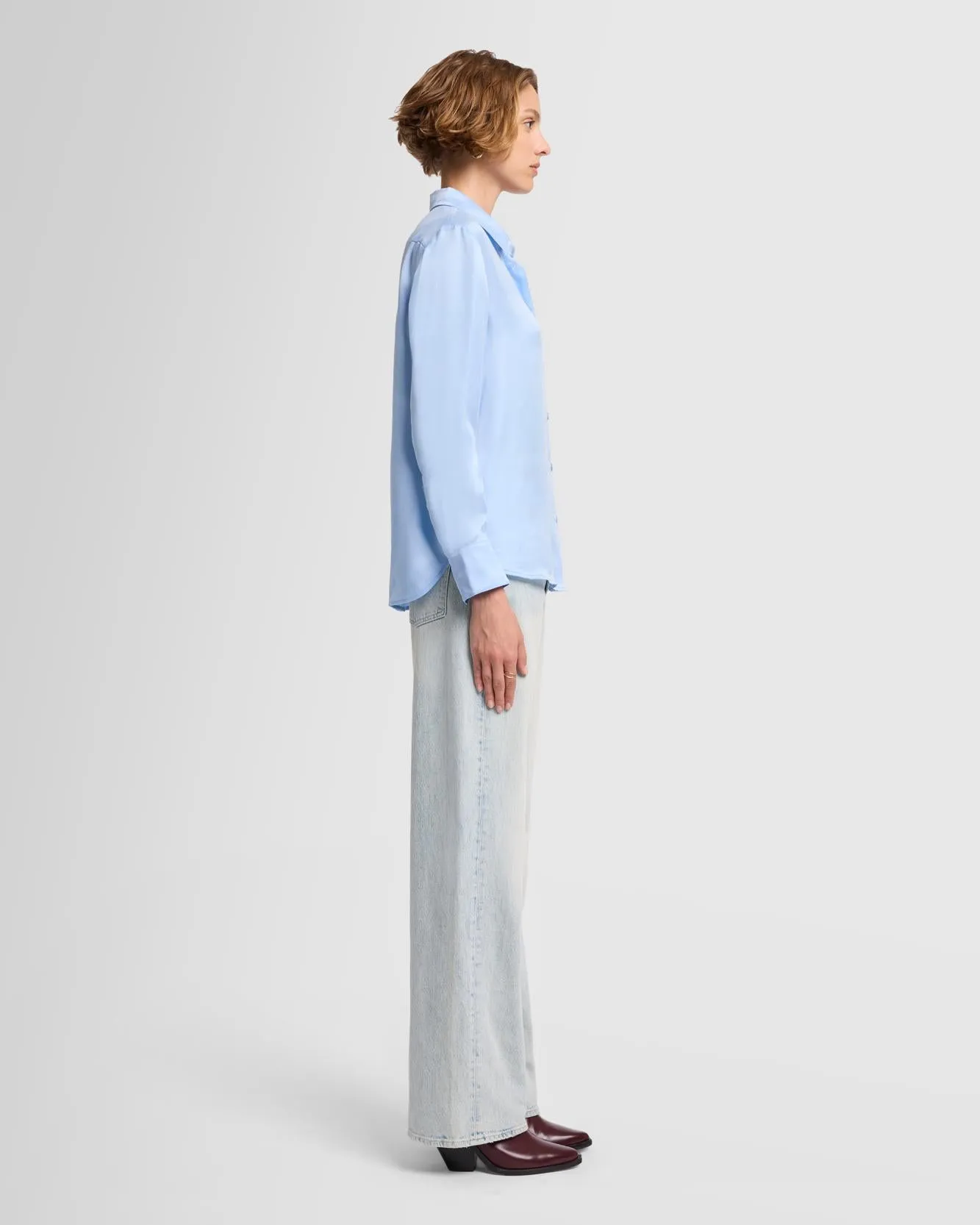 Cupro Shirt in Starburst sold by 7 For All Mankind product image thumbnail 5