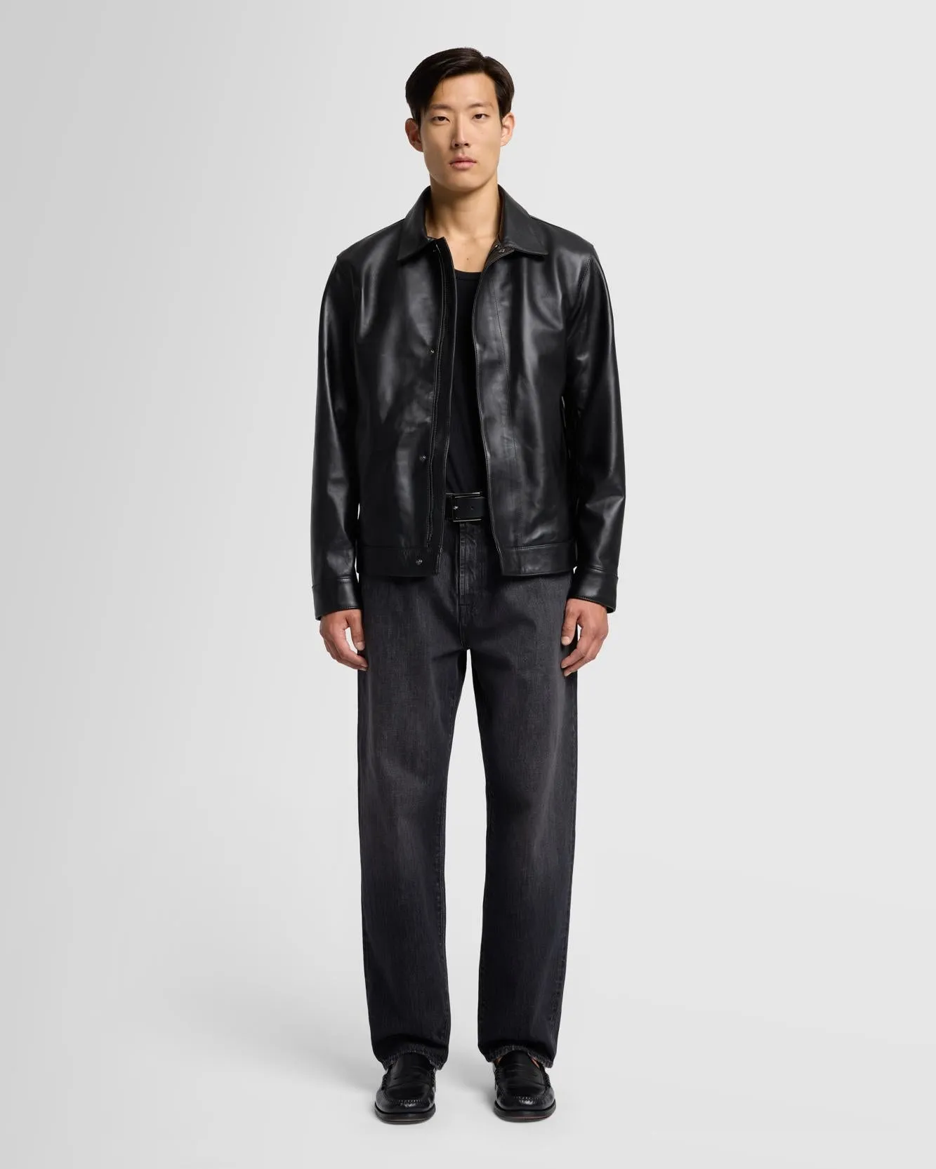 Leather Jacket in Black sold by 7 For All Mankind product image thumbnail 2