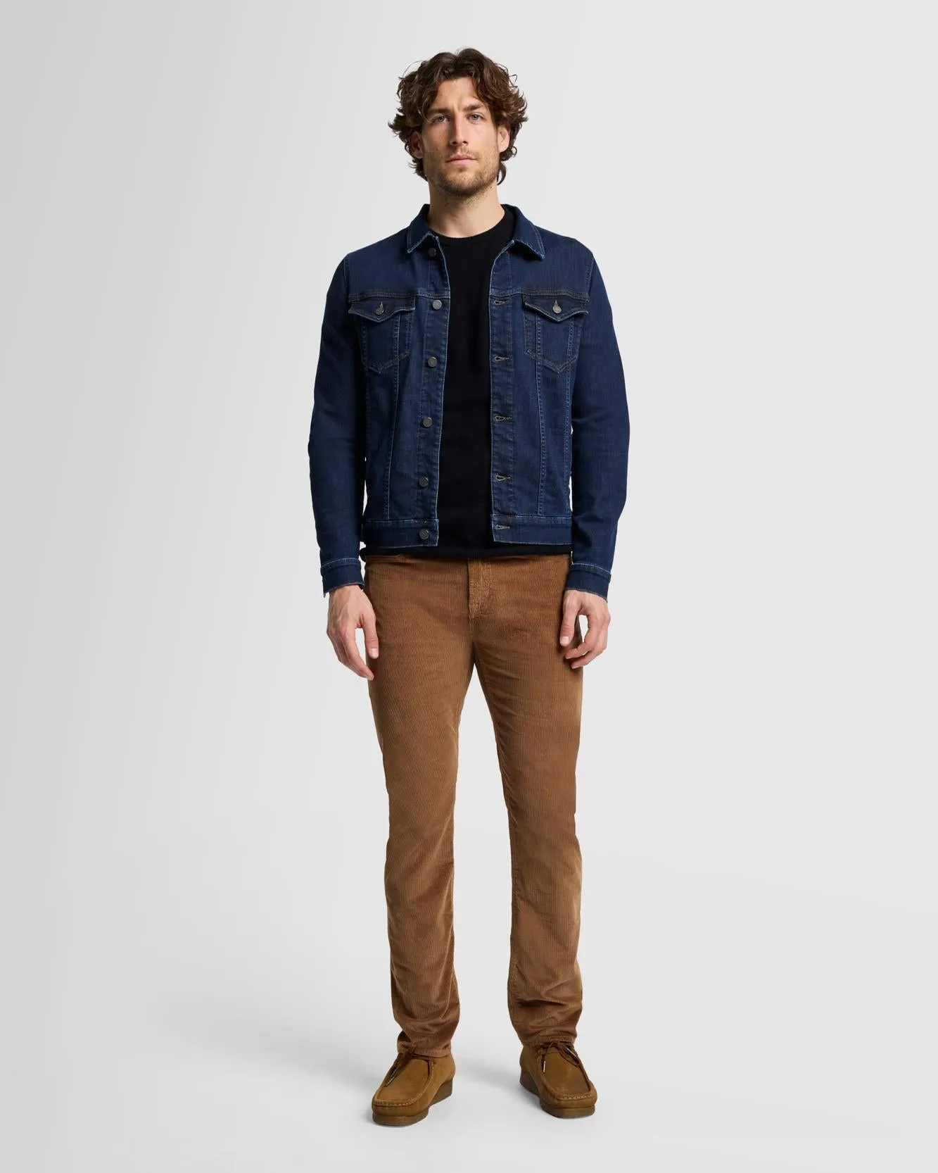 Corduroy Slimmy Tapered in Nutshell sold by 7 For All Mankind