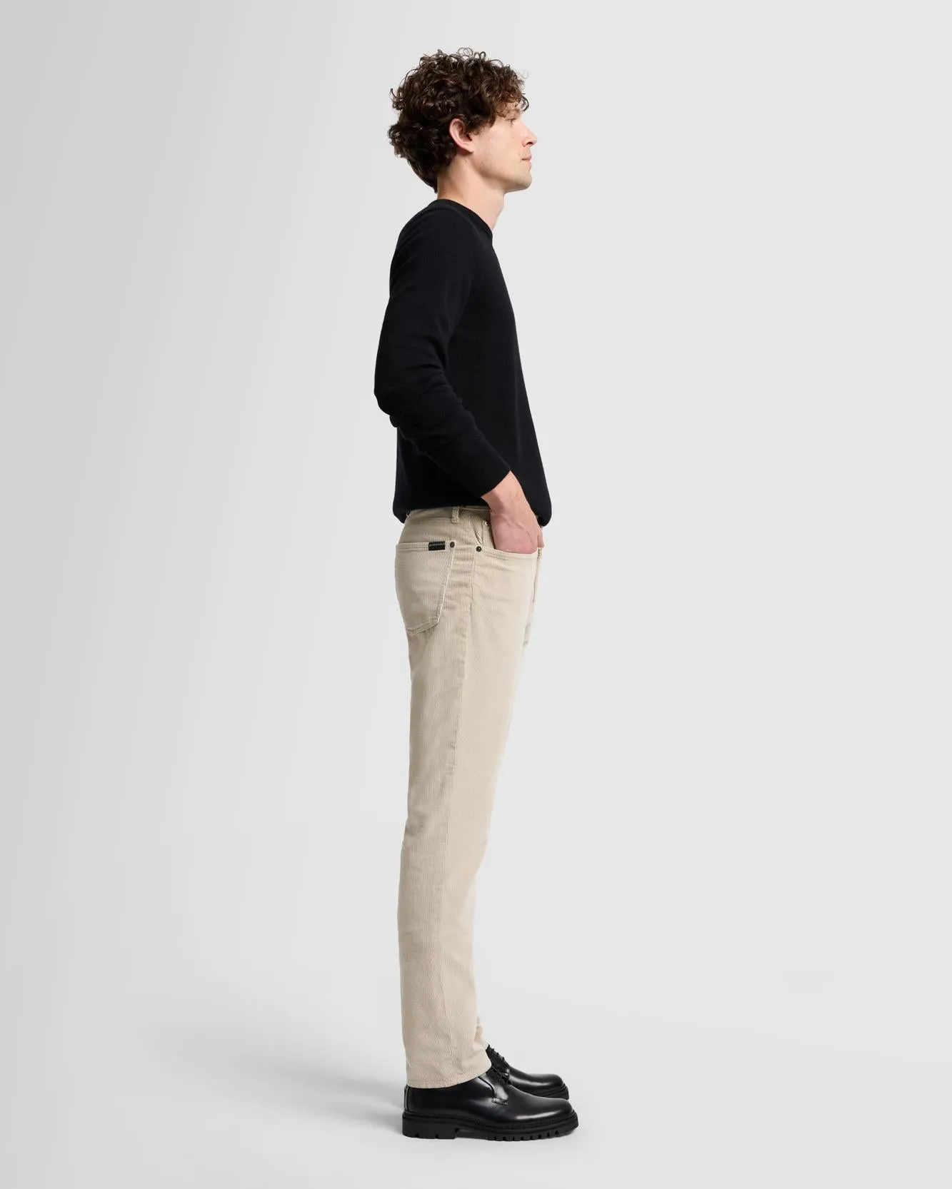 Corduroy Slimmy Tapered in Alabaster sold by 7 For All Mankind product image thumbnail 5