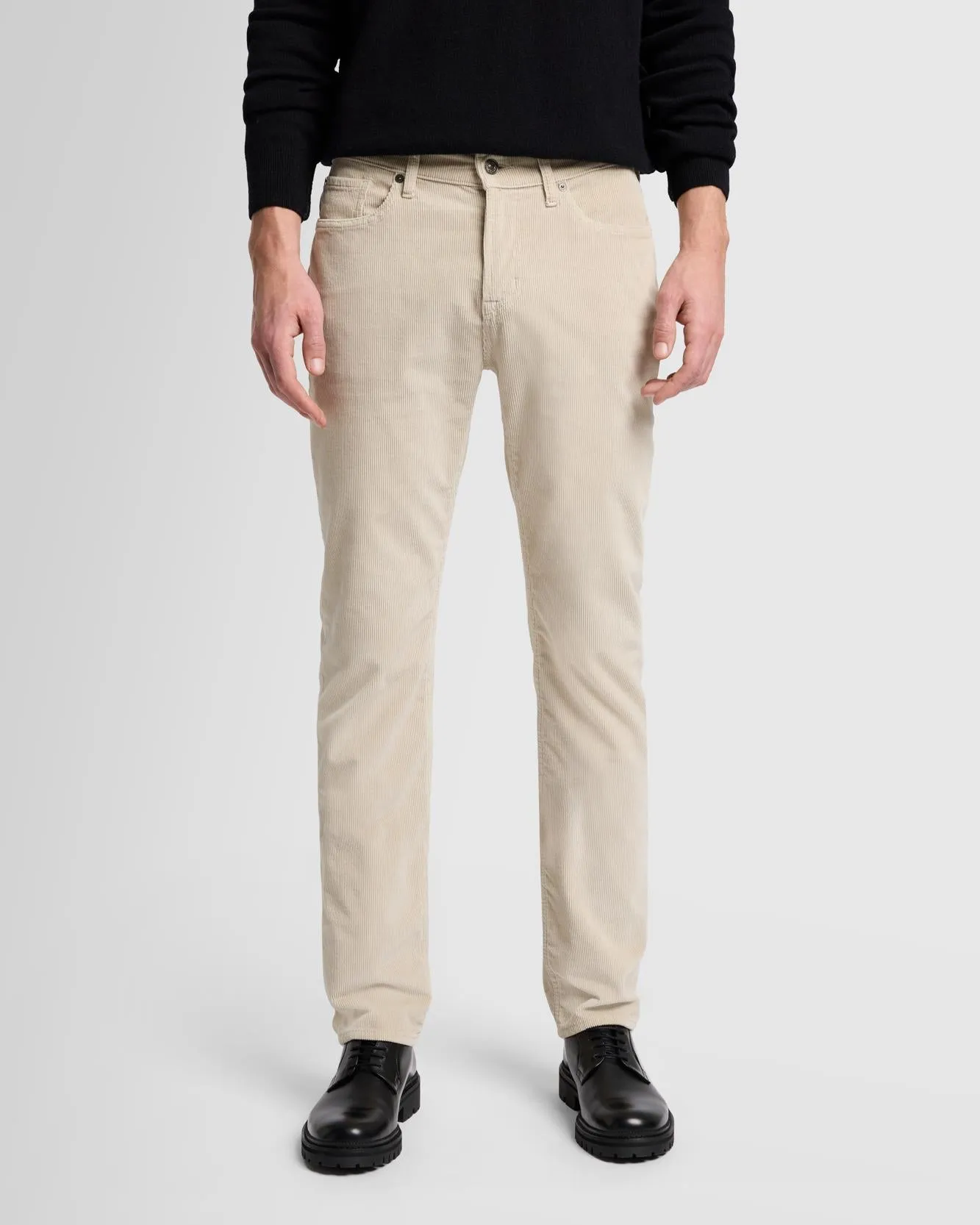 Corduroy Slimmy Tapered in Alabaster sold by 7 For All Mankind product image thumbnail 2