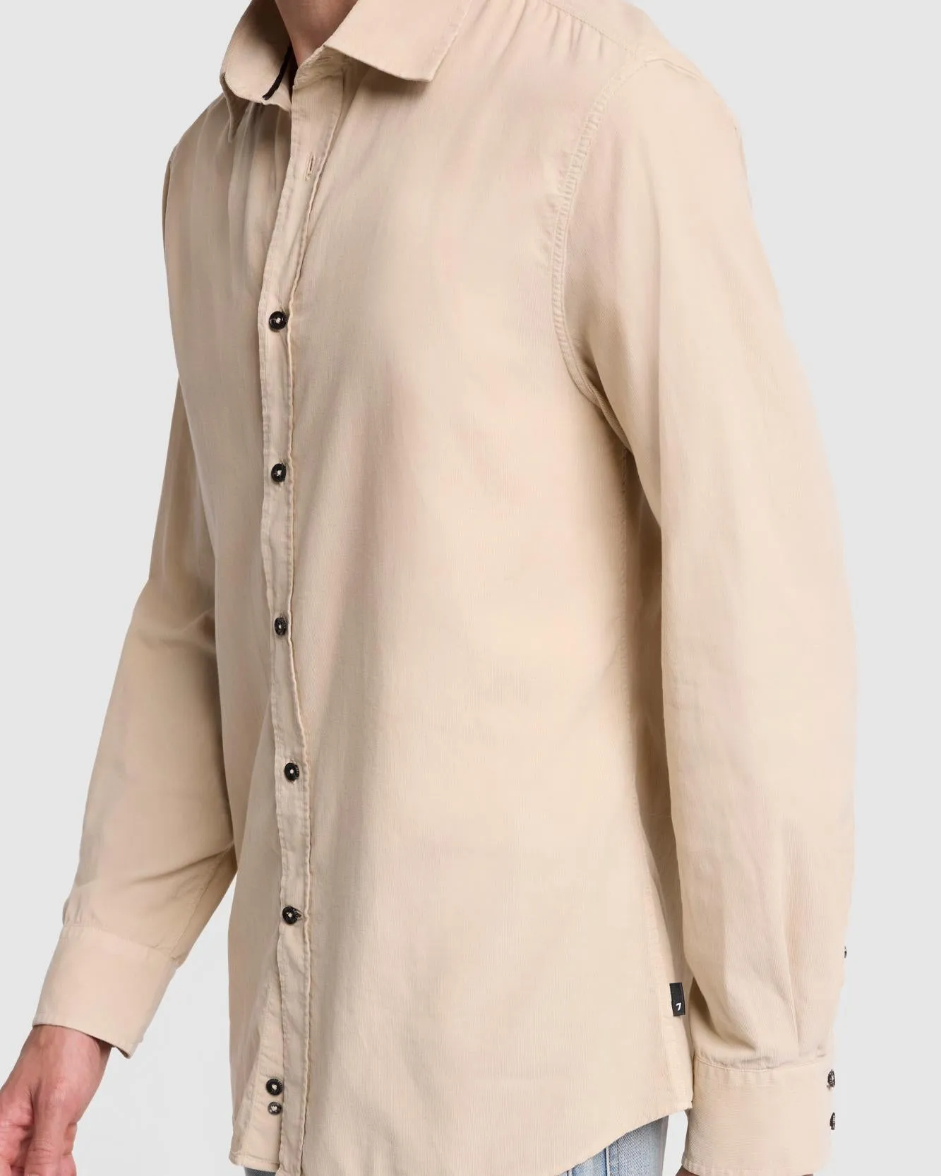Corduroy Shirt in Alabaster sold by 7 For All Mankind product image thumbnail 3