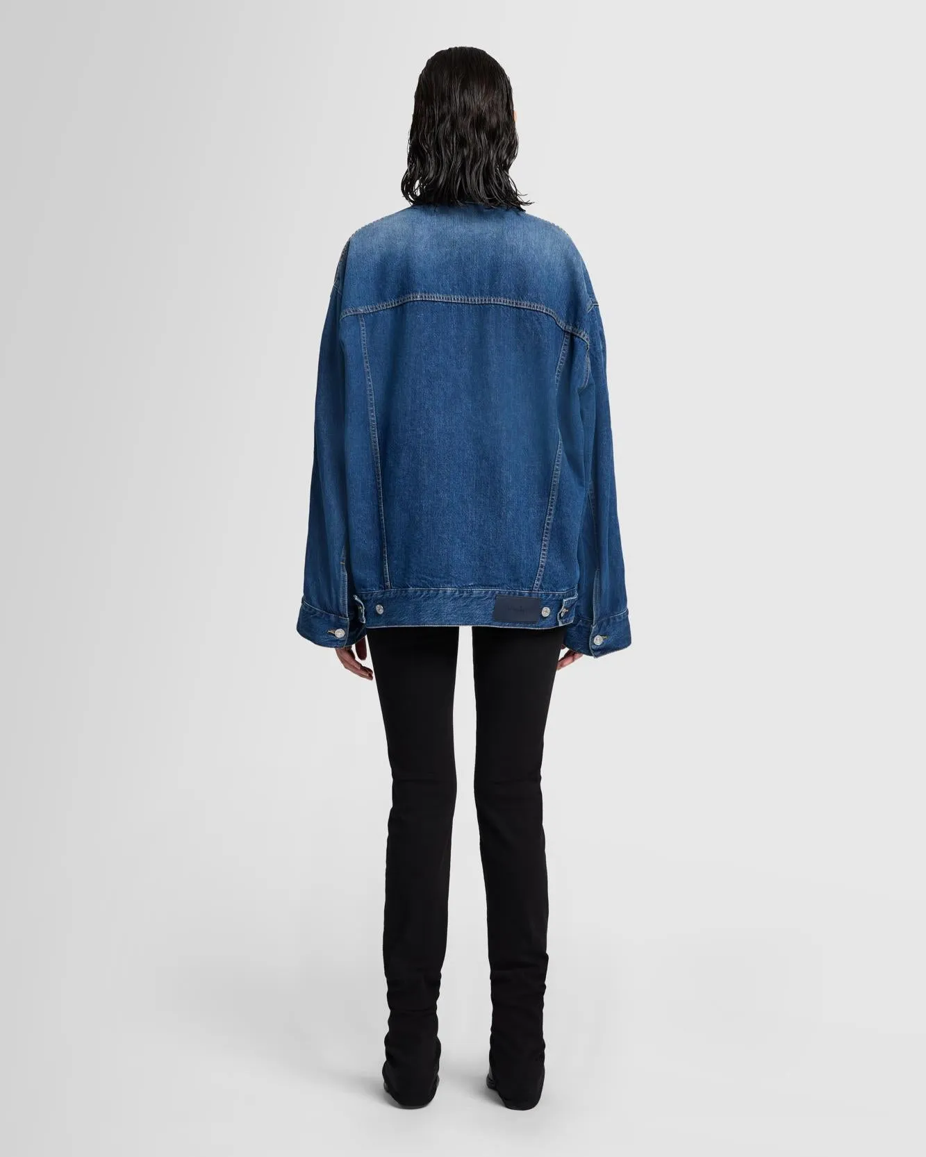 MANKIND Oli Oversized Trucker in Topic sold by 7 For All Mankind product image thumbnail 4