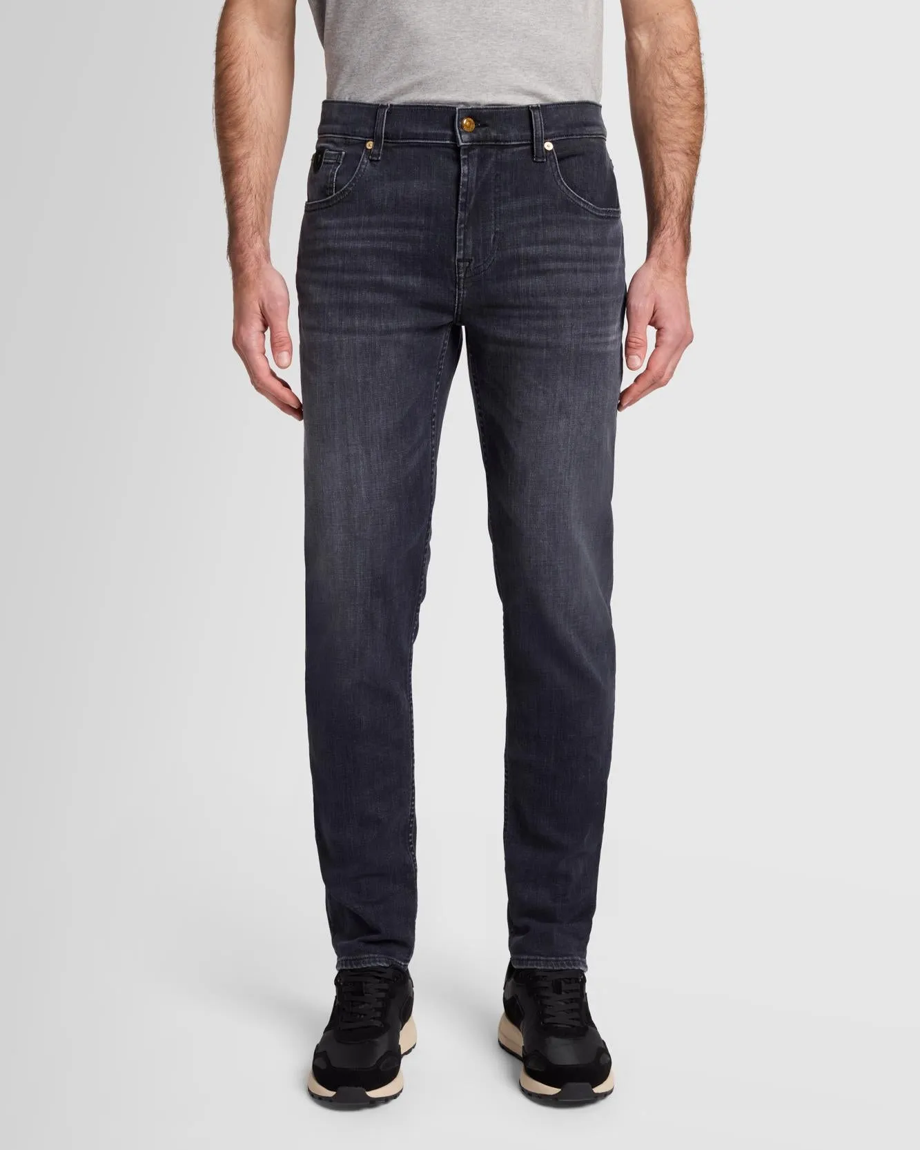 Stretch Teck Slimmy Tapered in Hyphen sold by 7 For All Mankind product image thumbnail 2