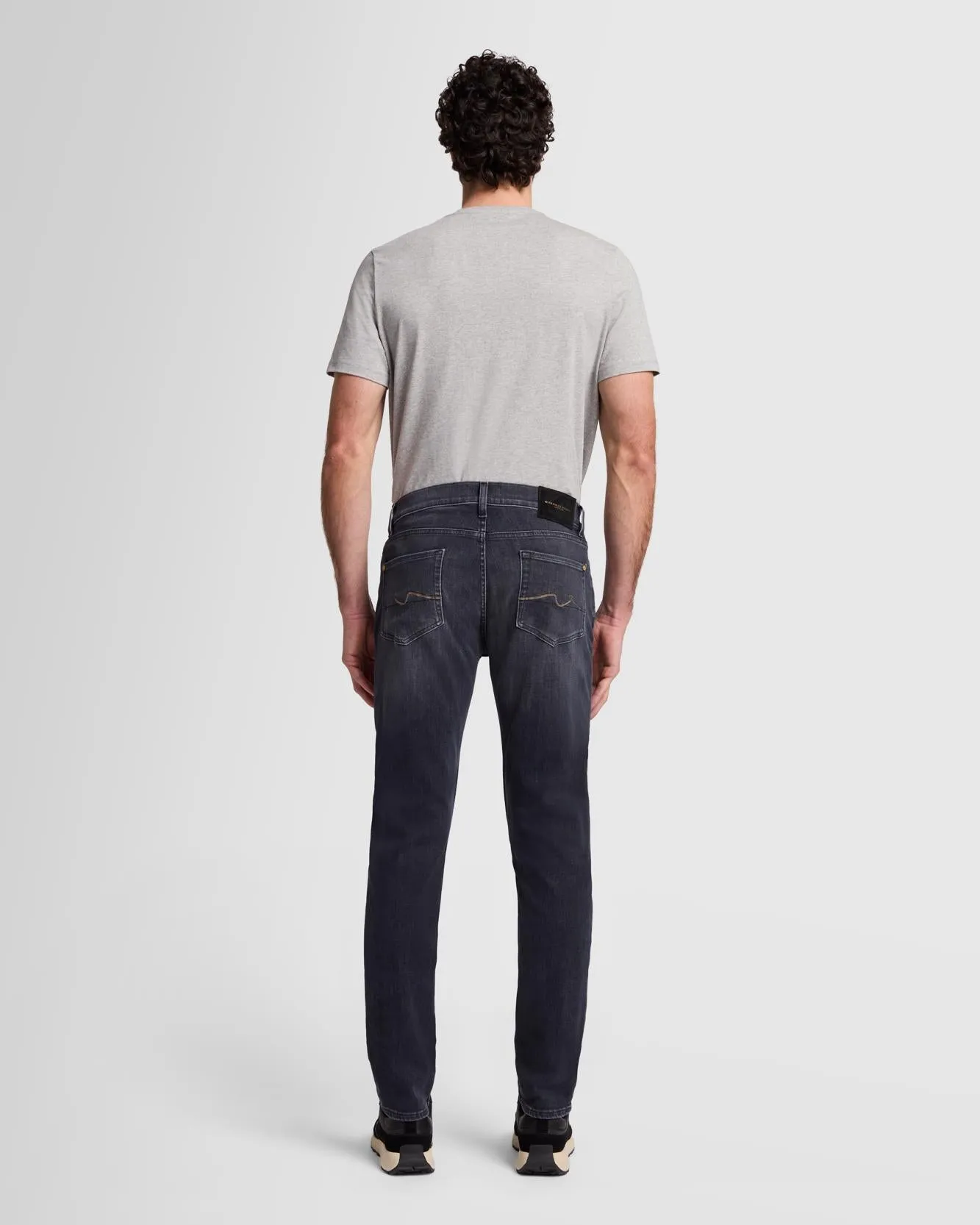 Stretch Teck Slimmy Tapered in Hyphen sold by 7 For All Mankind product image thumbnail 4