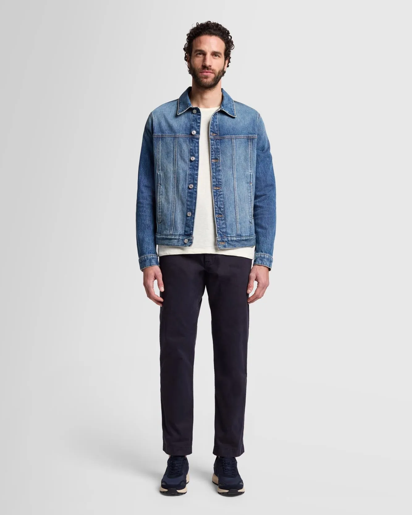 Comfort Twill Chino in Ocean Floor sold by 7 For All Mankind