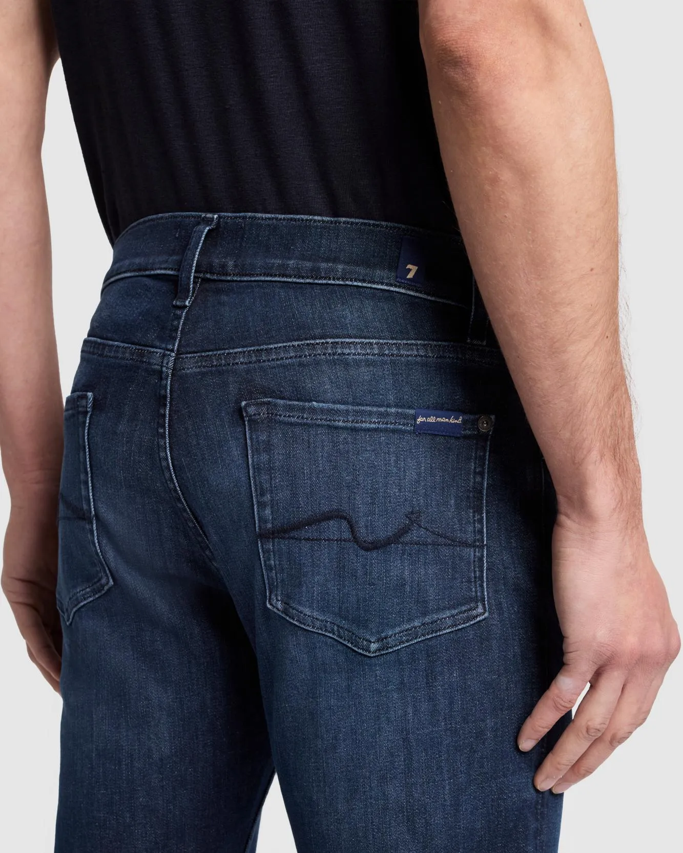 Stretch Tek Slimmy Tapered in Caps Lock sold by 7 For All Mankind product image thumbnail 3