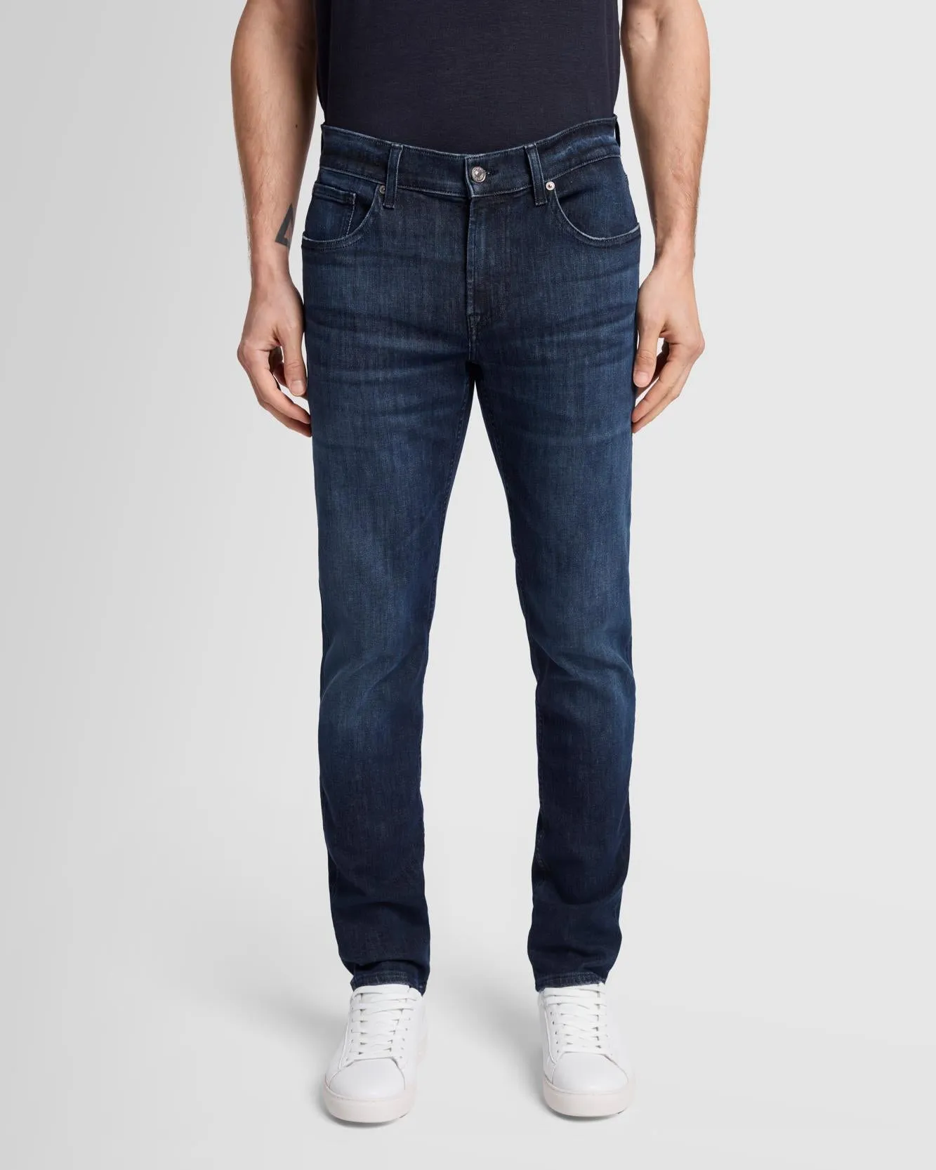 Stretch Tek Slimmy Tapered in Caps Lock sold by 7 For All Mankind product image thumbnail 2