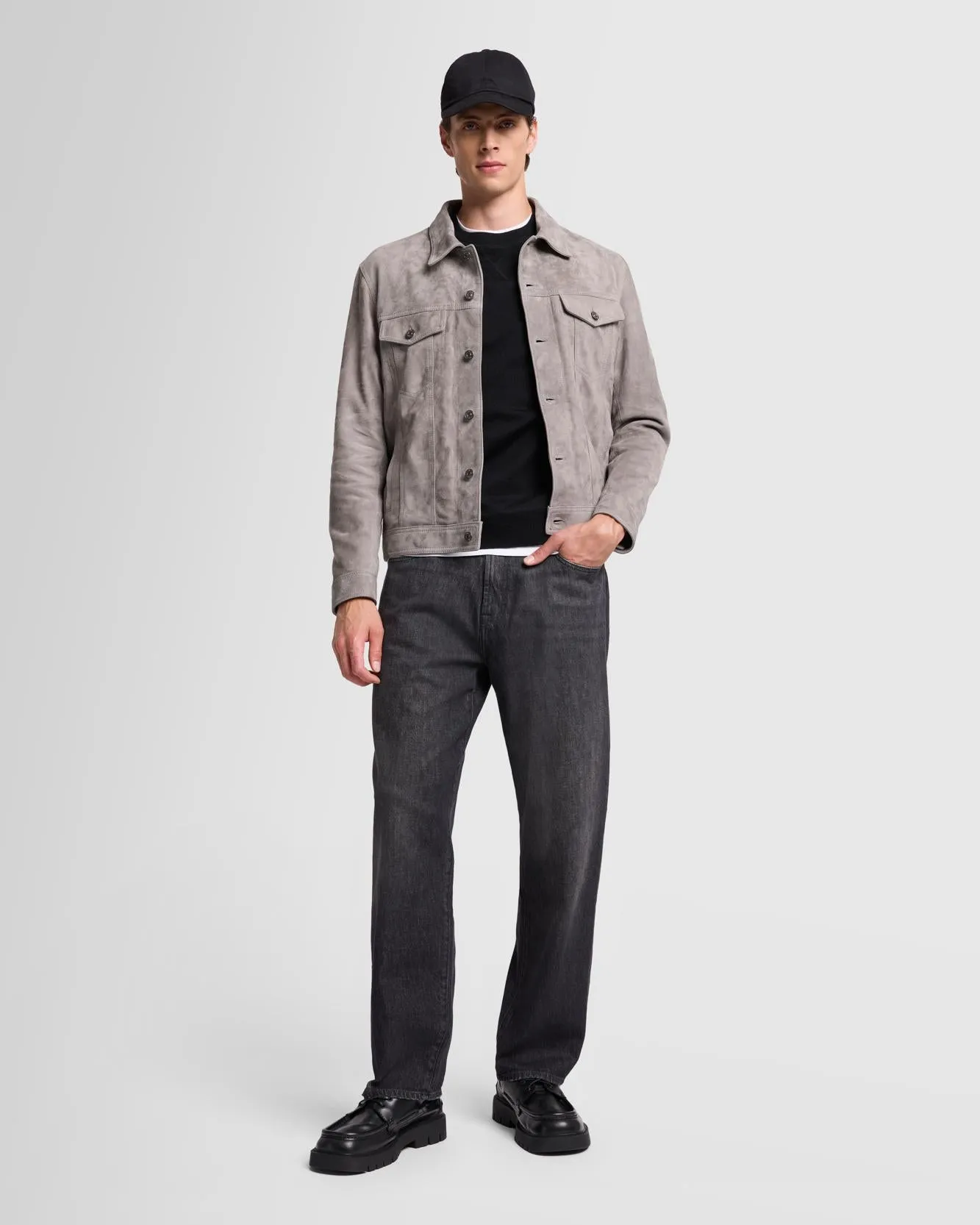 Merino Crewneck in Black sold by 7 For All Mankind product image thumbnail 2