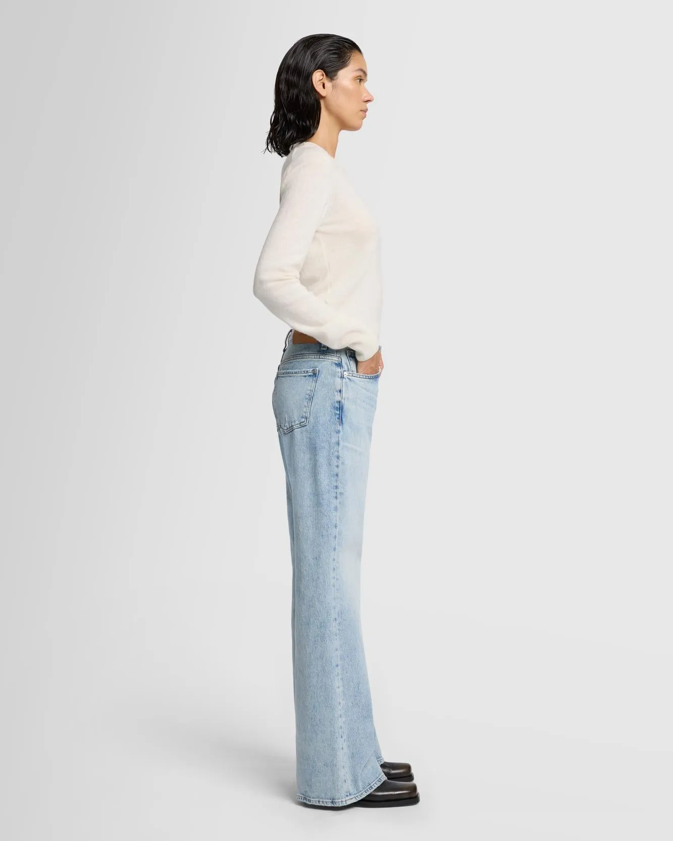 MANKIND Spencer Flare in Sahara sold by 7 For All Mankind product image thumbnail 4