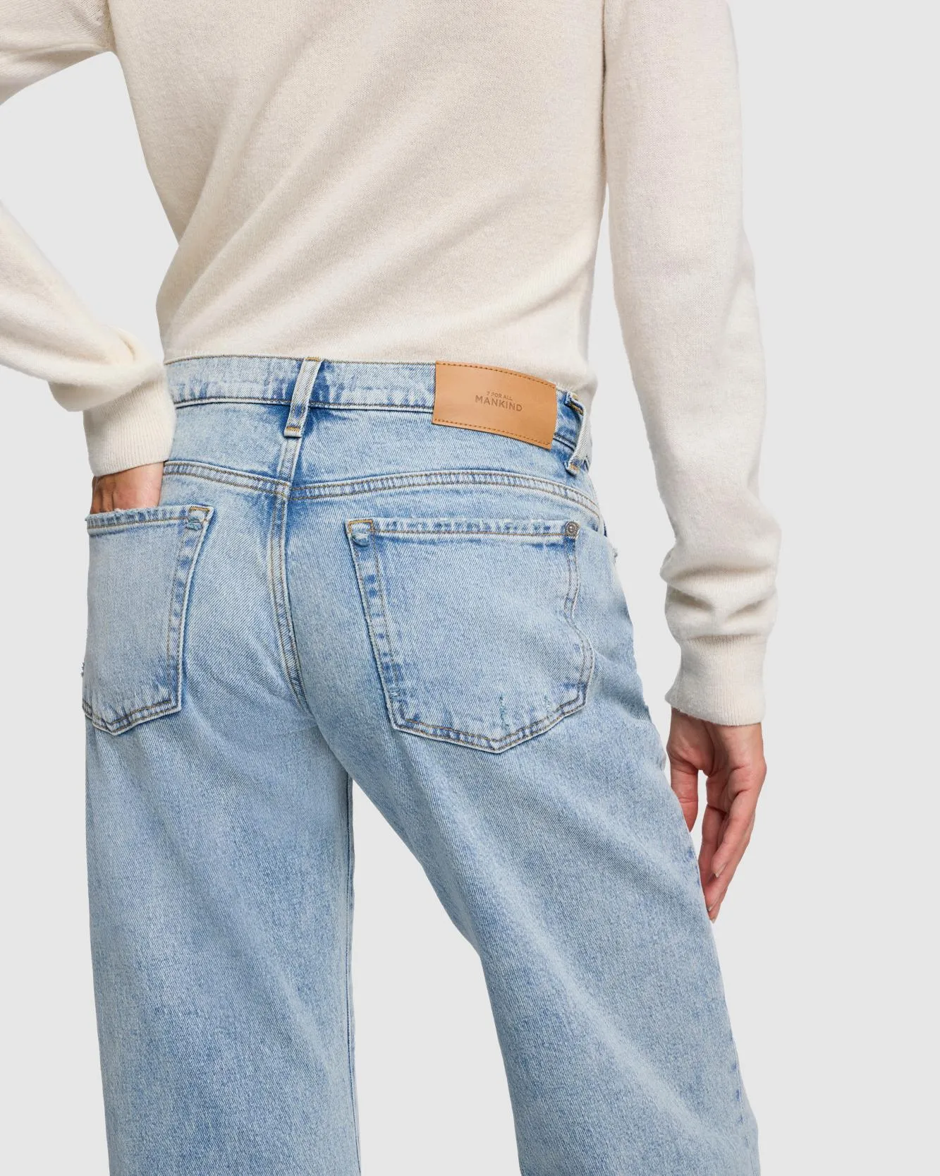 MANKIND Spencer Flare in Sahara sold by 7 For All Mankind product image thumbnail 3