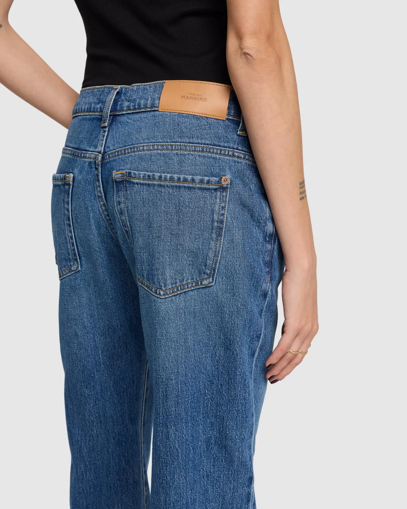 MANKIND Spencer Flare in Jasper sold by 7 For All Mankind product image thumbnail 3