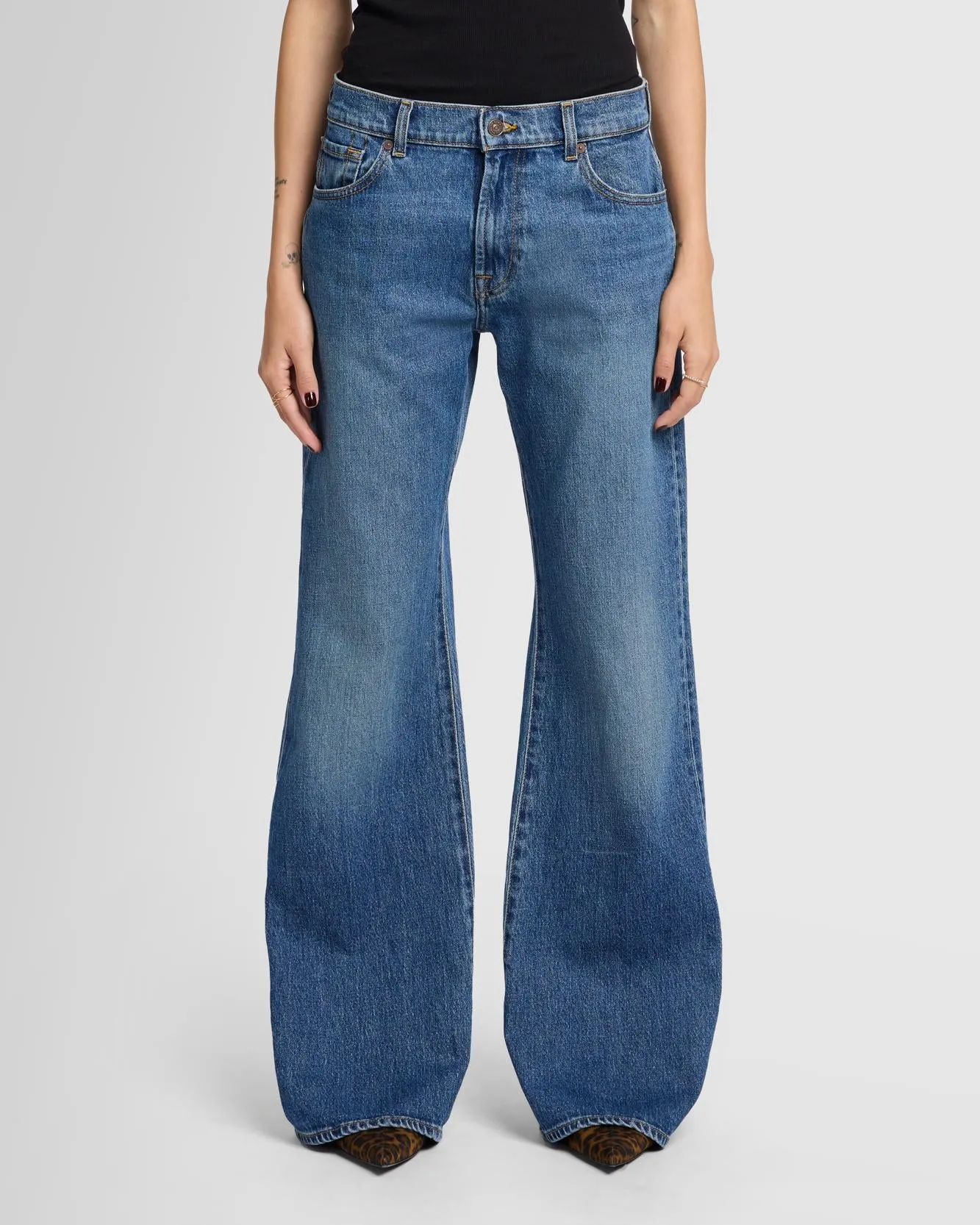 MANKIND Spencer Flare in Jasper sold by 7 For All Mankind product image thumbnail 2