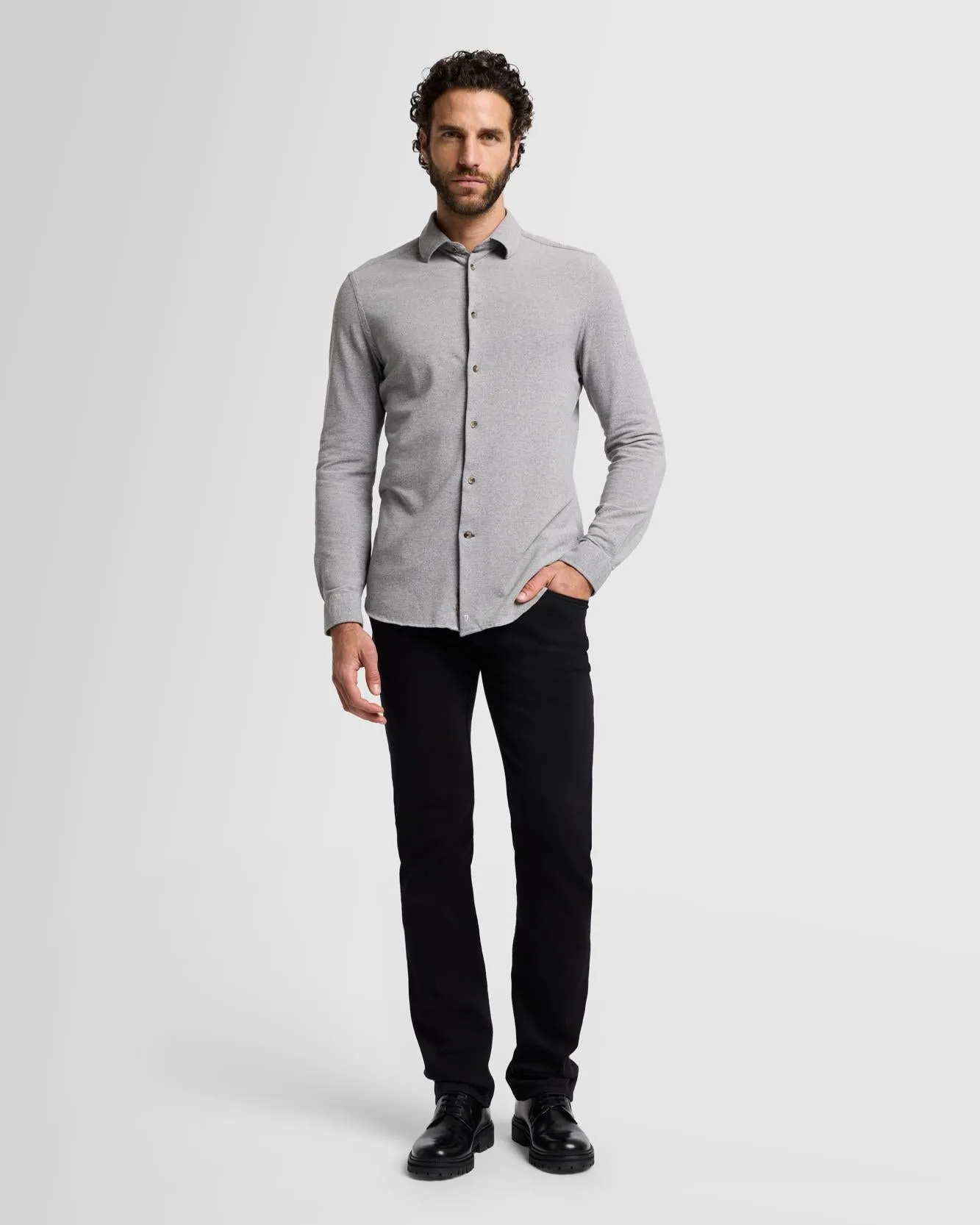 Left Hand The Straight in True Black sold by 7 For All Mankind