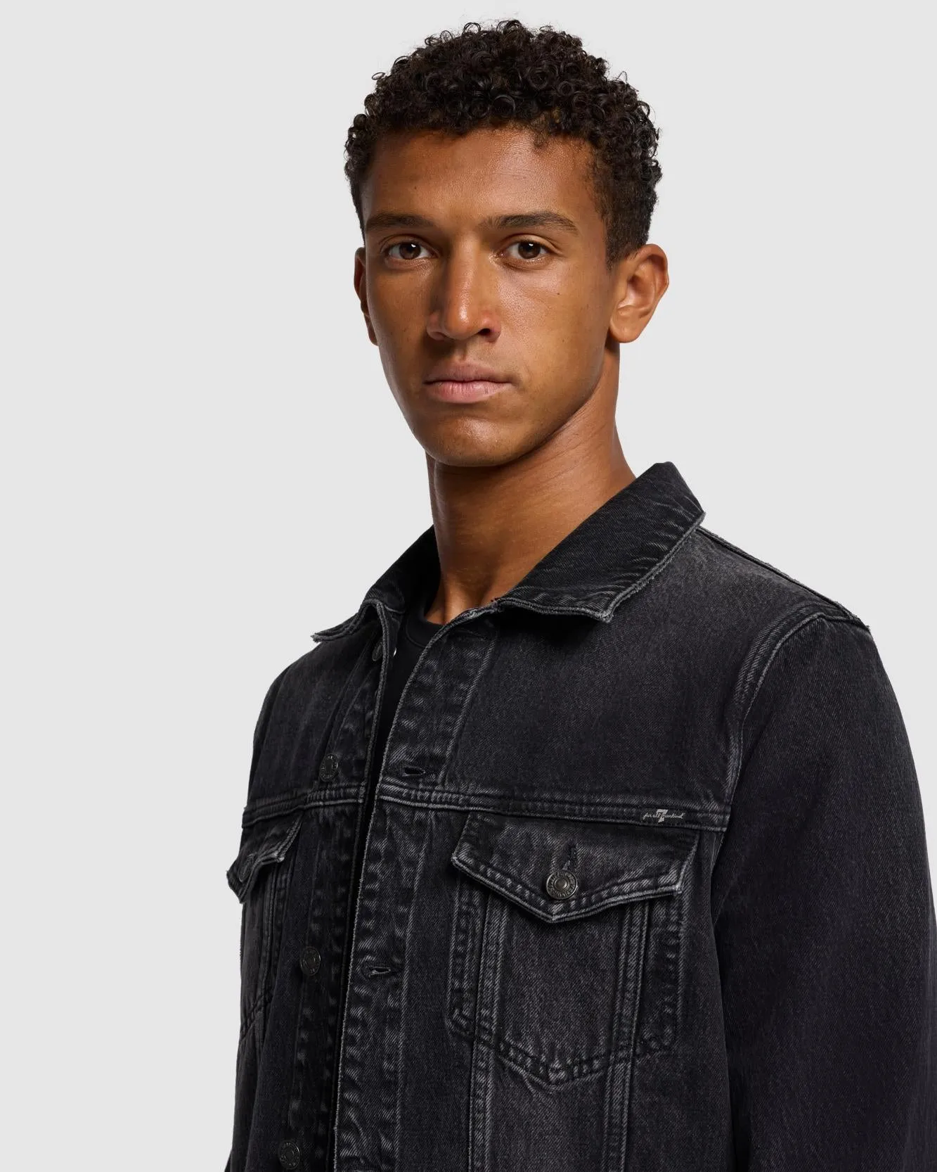Perfect Trucker Jacket in Koto sold by 7 For All Mankind product image thumbnail 3