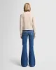 Cashmere Mock Neck Sweater in Oatmeal sold by 7 For All Mankind