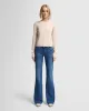 Cashmere Mock Neck Sweater in Oatmeal sold by 7 For All Mankind