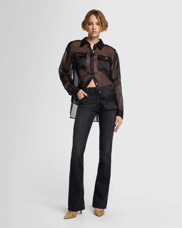 B(air) Bootcut in Black Beauty sold by 7 For All Mankind