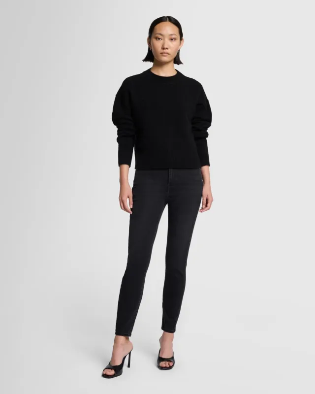 High Waist Ankle Skinny in Nights sold by 7 For All Mankind