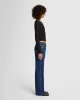 Sheer Long Sleeve Tee in Black sold by 7 For All Mankind