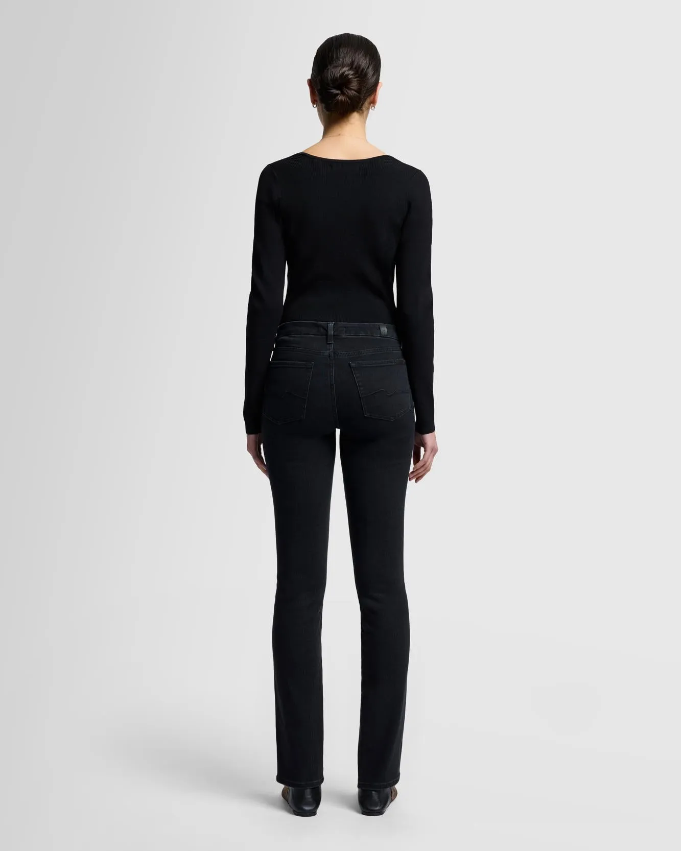 Slim Illusion Kimmie Straight in Saturday Night sold by 7 For All Mankind product image thumbnail 4