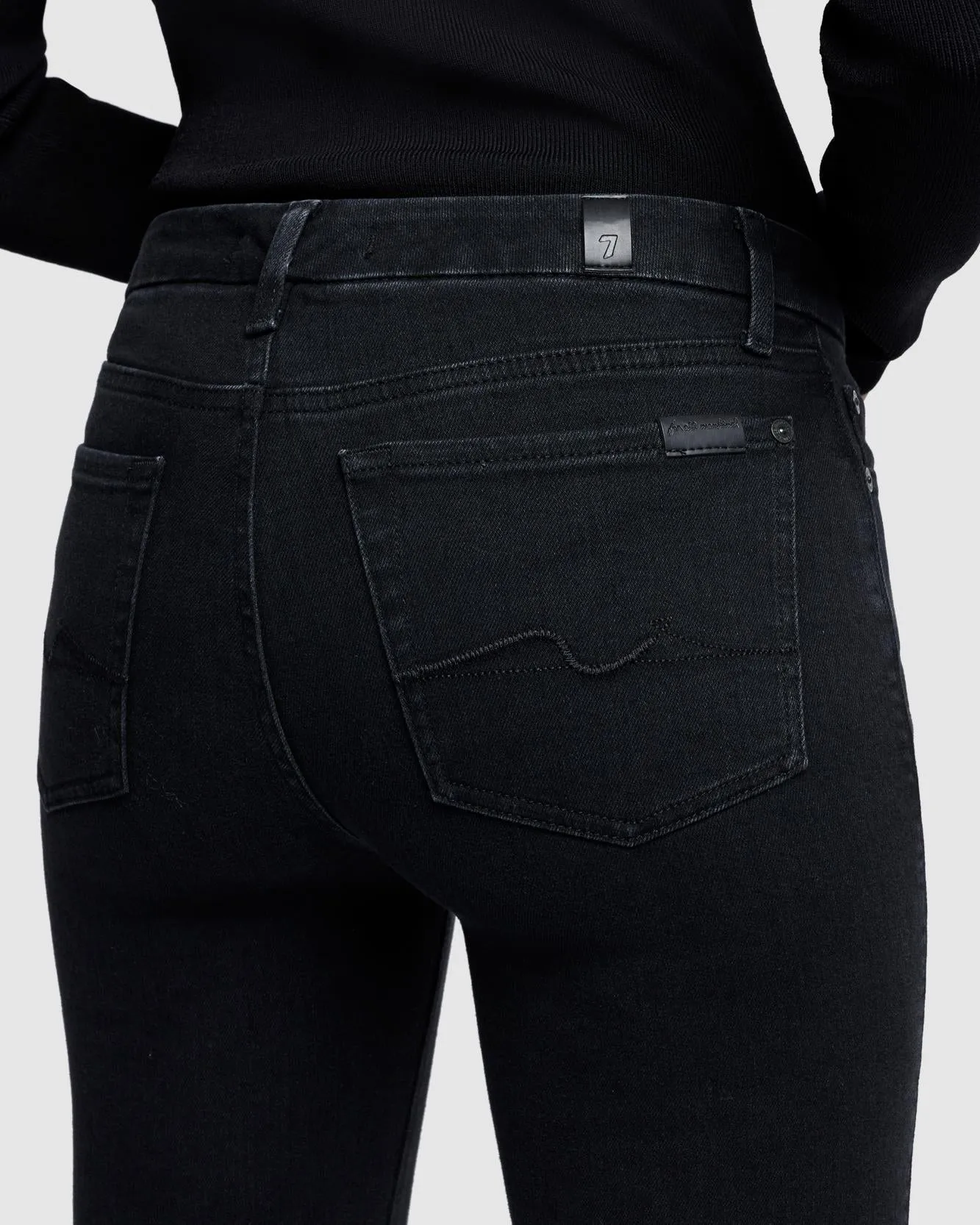 Slim Illusion Kimmie Straight in Saturday Night sold by 7 For All Mankind product image thumbnail 2