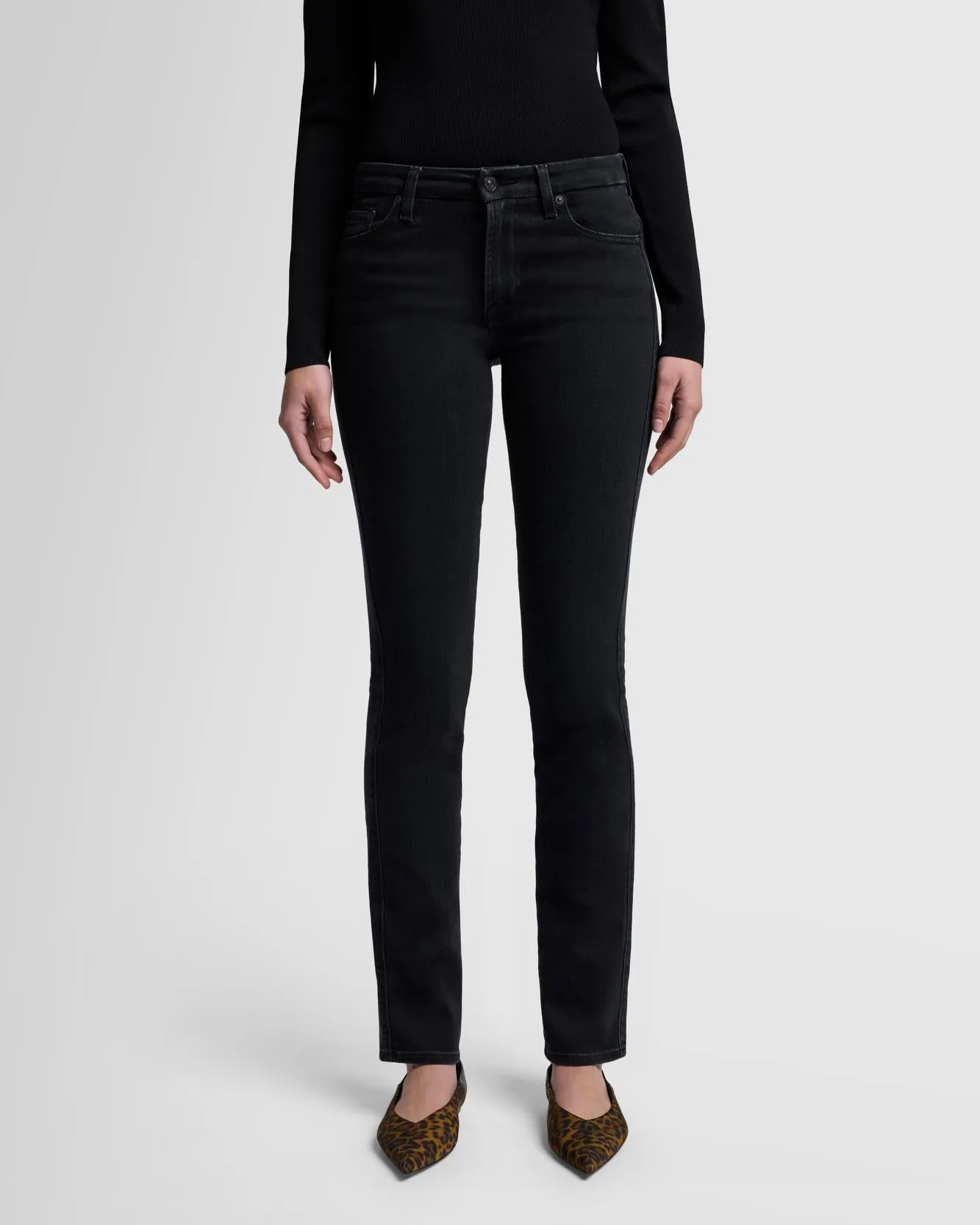 Slim Illusion Kimmie Straight in Saturday Night sold by 7 For All Mankind product image thumbnail 3