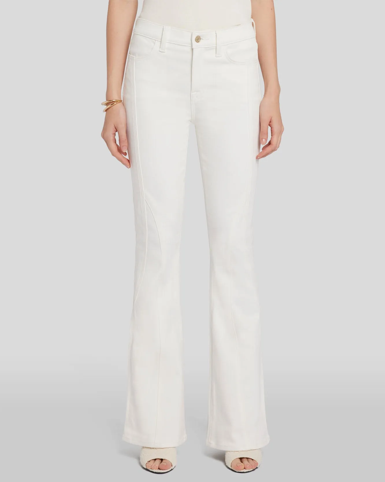 Seamed High Waist Ali in Sunny sold by 7 For All Mankind product image thumbnail 2