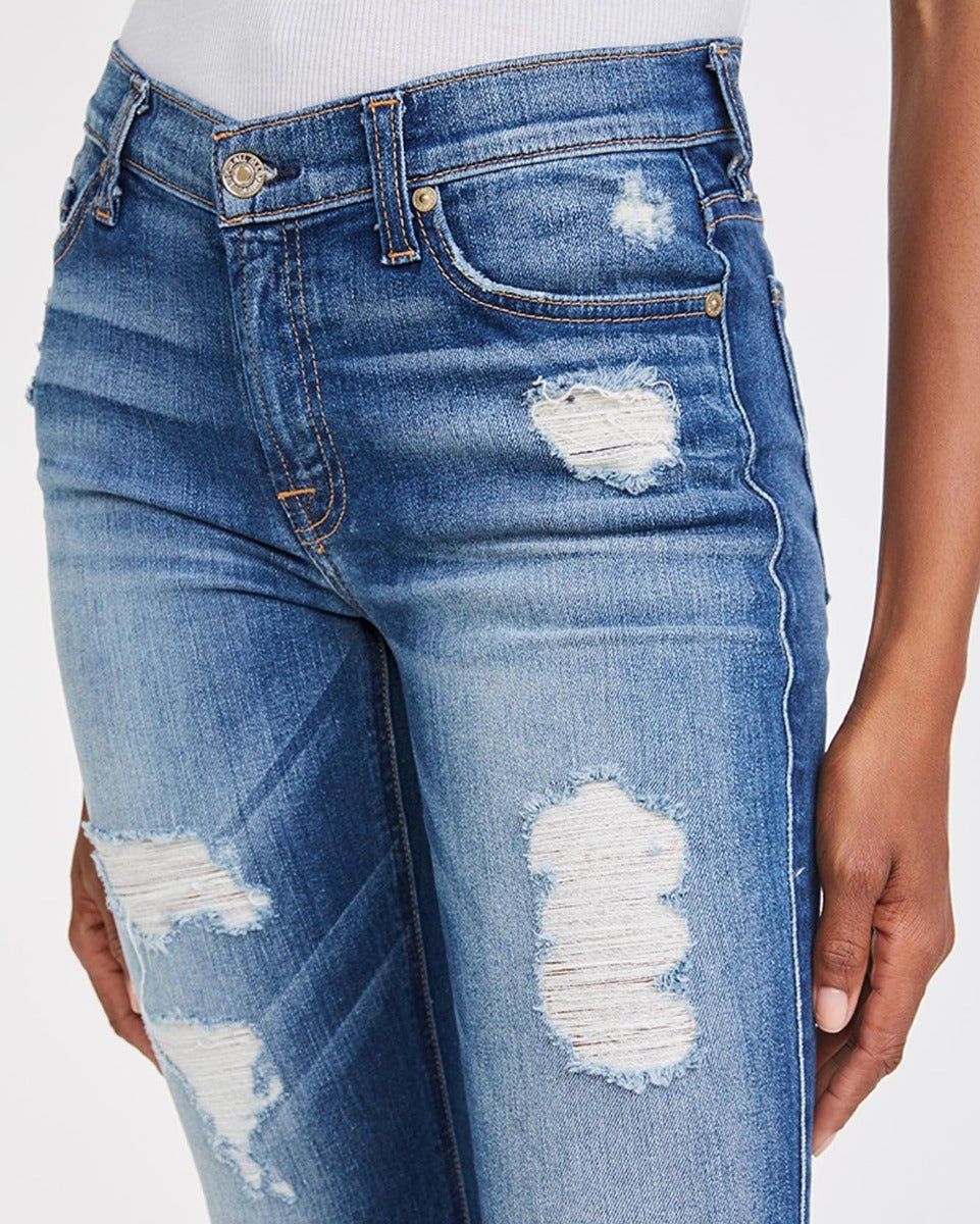 Ankle Skinny in Distressed Authentic Light sold by 7 For All Mankind product image thumbnail 3