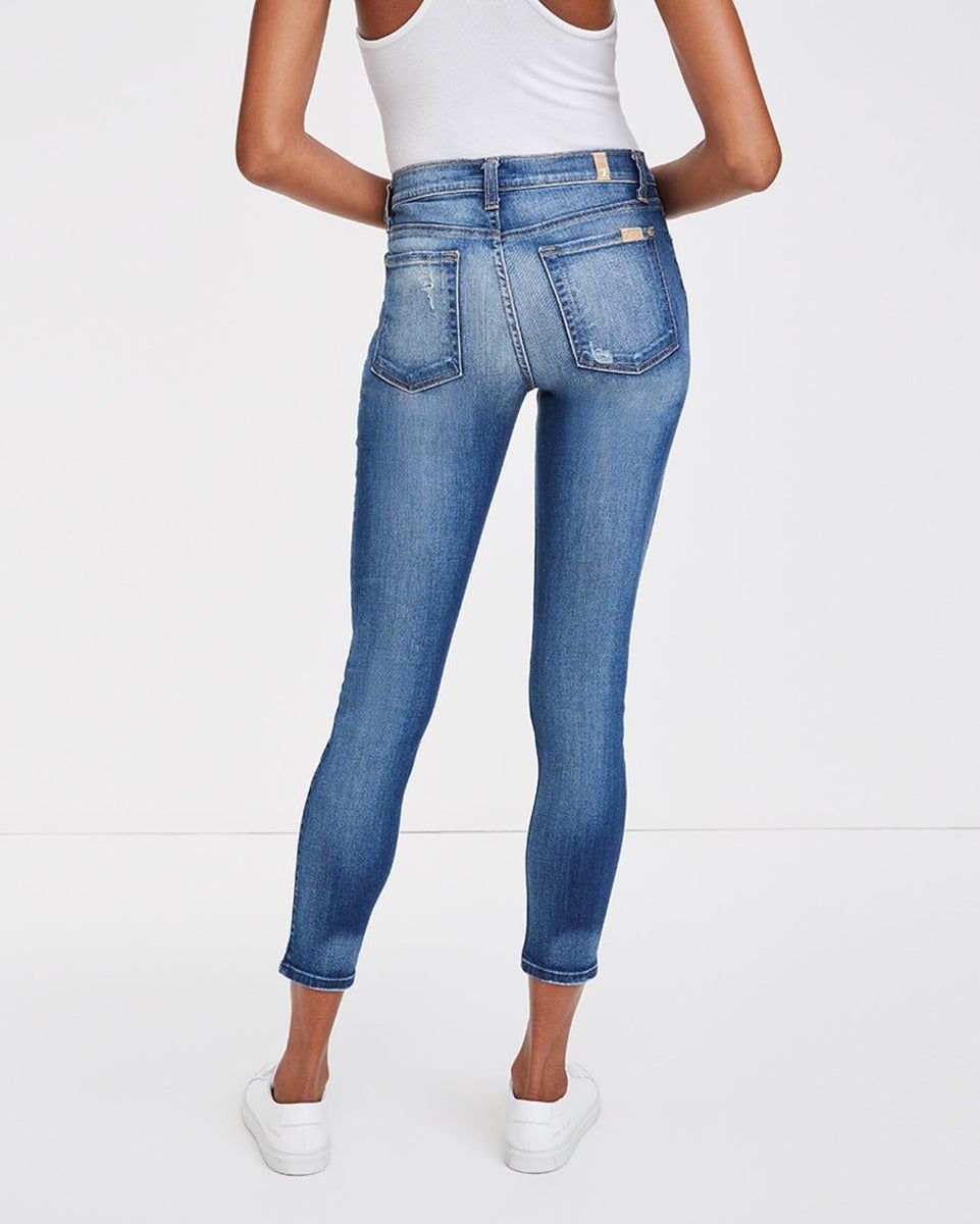 Ankle Skinny in Distressed Authentic Light sold by 7 For All Mankind product image thumbnail 4