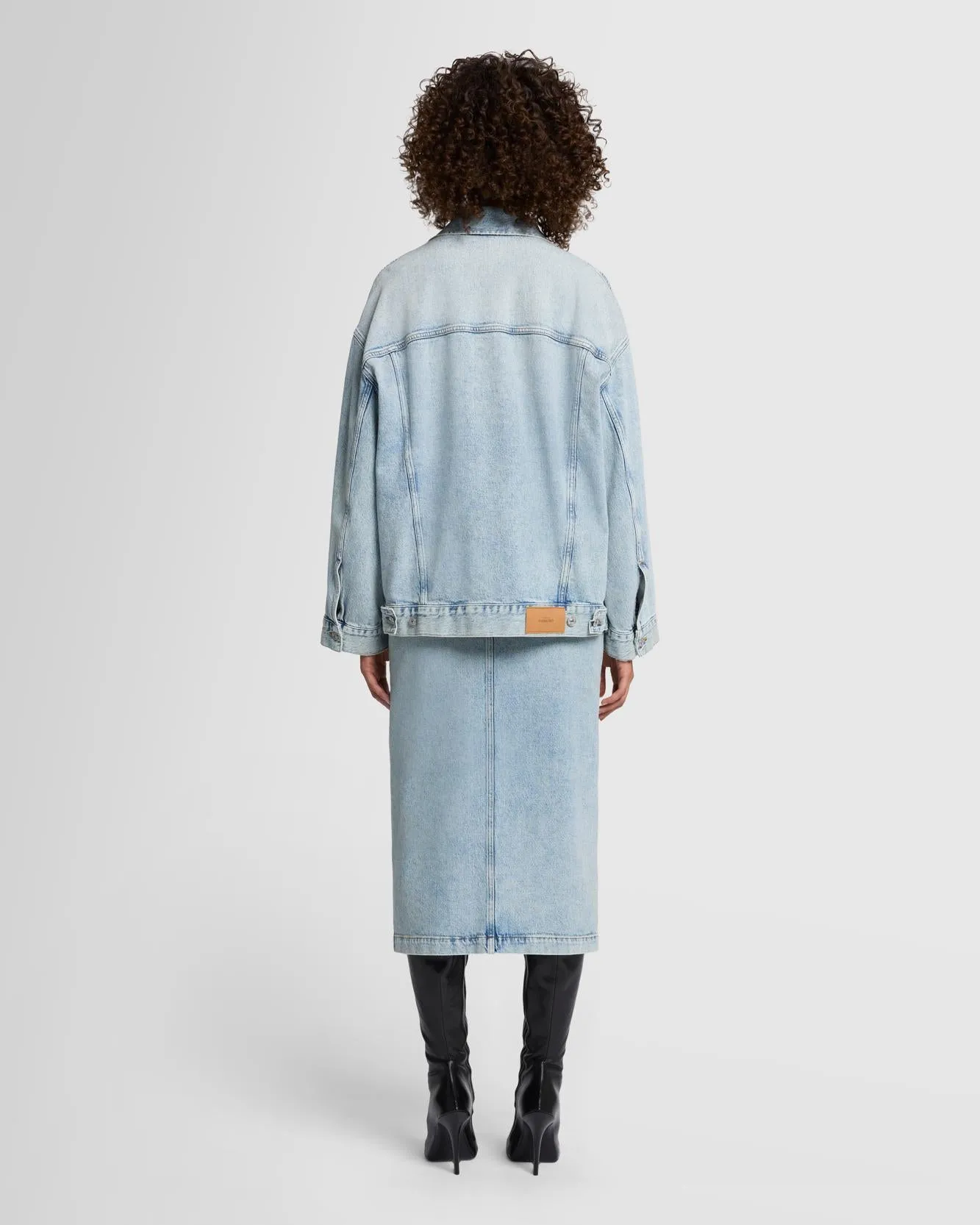 MANKIND Oli Oversized Trucker in Sahara sold by 7 For All Mankind product image thumbnail 4