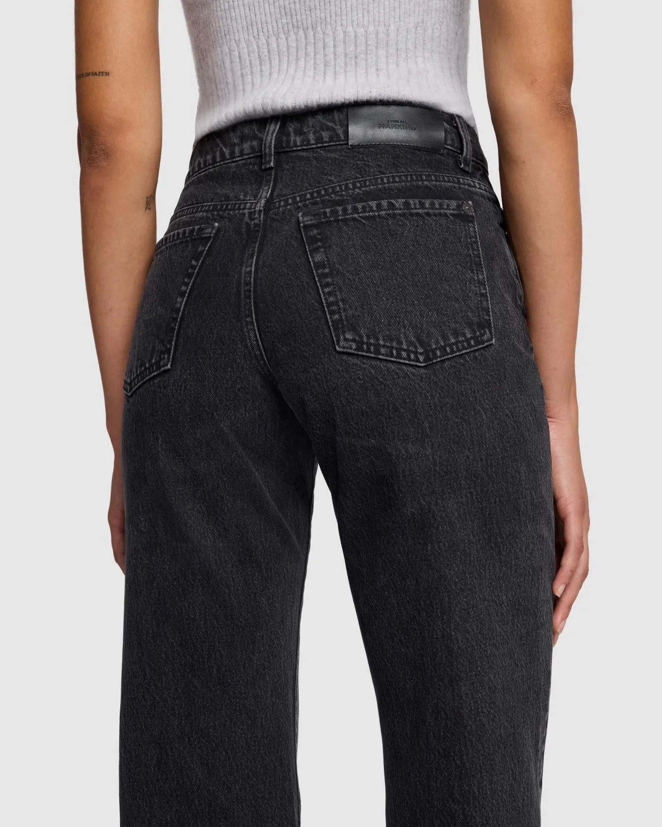 MANKIND Tess Trouser in Hustle sold by 7 For All Mankind product image thumbnail 3