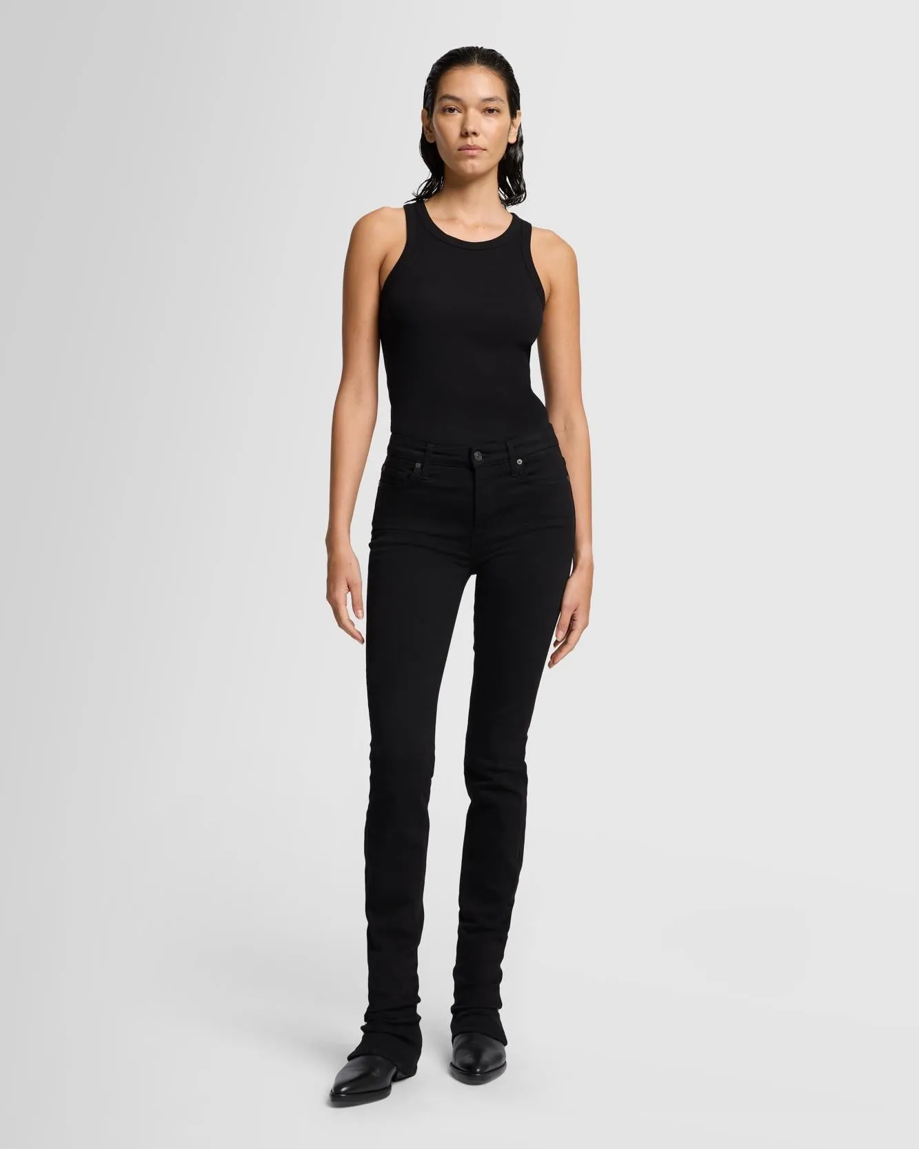 Stacked Skinny in Gloom sold by 7 For All Mankind