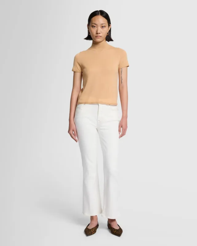 Luxe Vintage Daisy Ankle Boot in Sugar sold by 7 For All Mankind