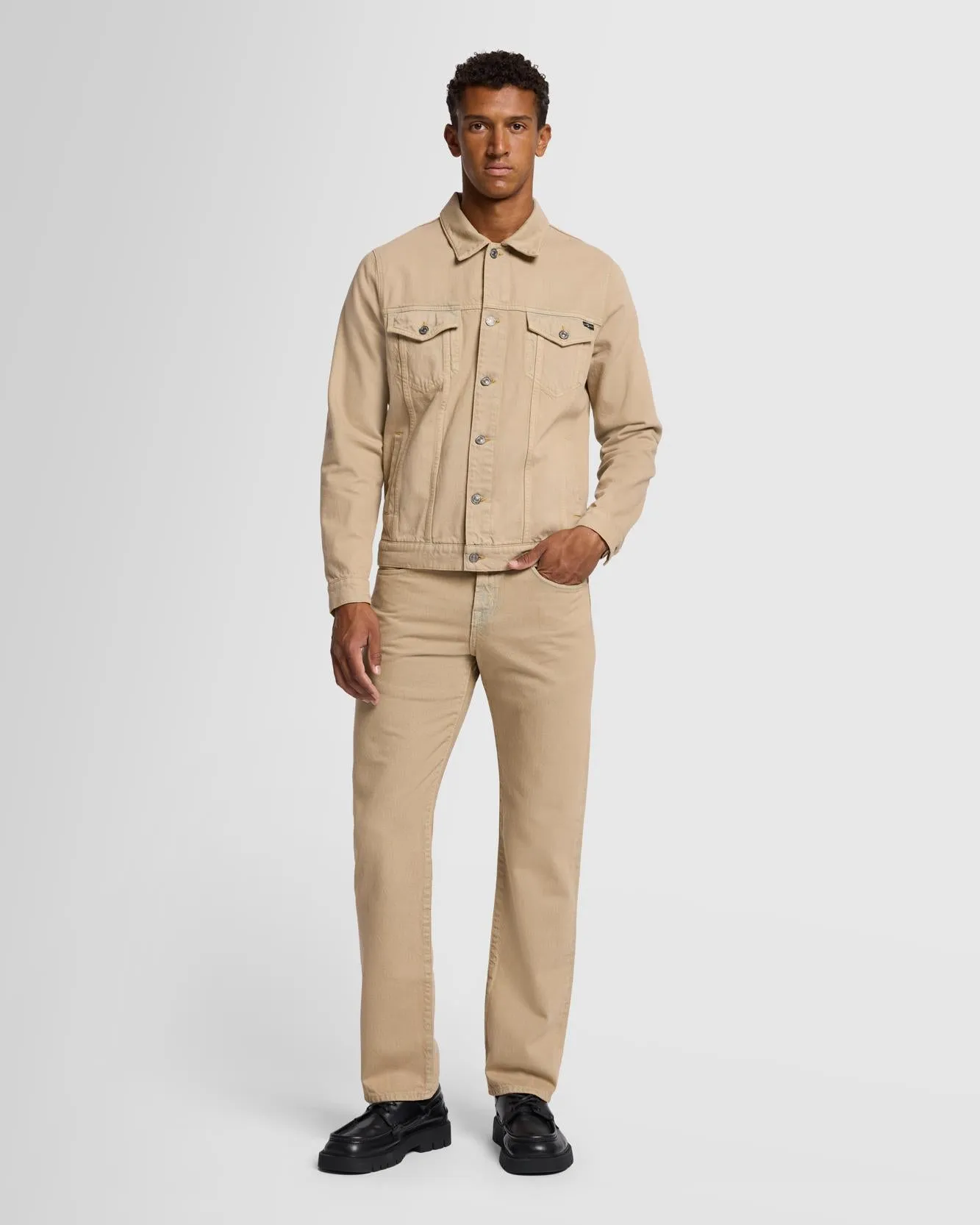 Perfect Trucker Jacket in Sunny Tempo sold by 7 For All Mankind product image thumbnail 2