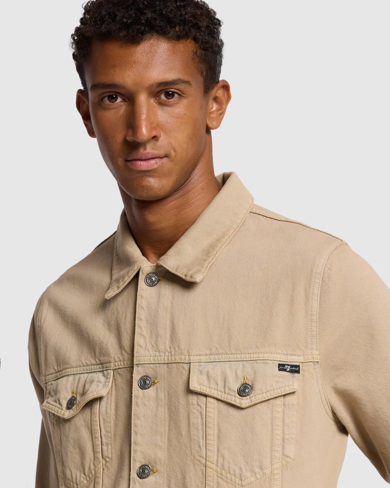 Perfect Trucker Jacket in Sunny Tempo sold by 7 For All Mankind product image thumbnail 3