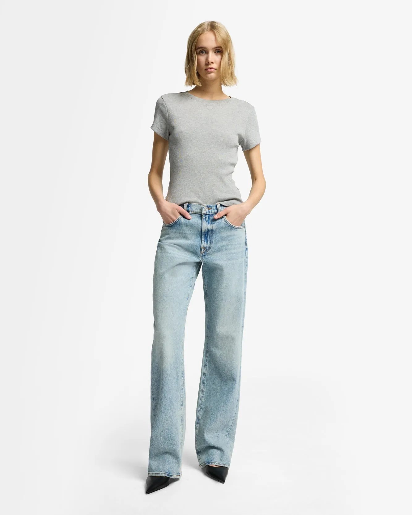 MANKIND Tess Trouser in Ode To sold by 7 For All Mankind product image thumbnail 2