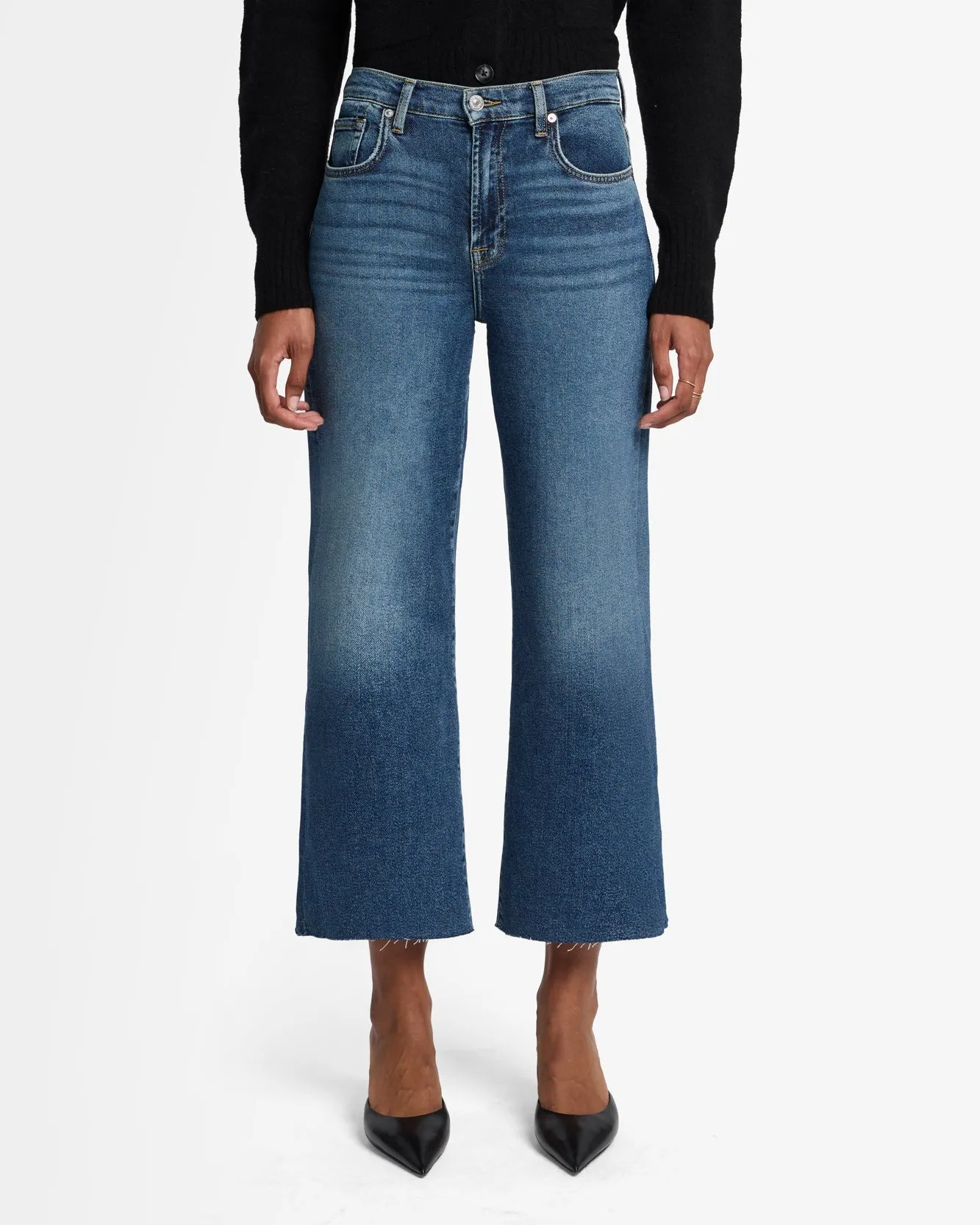 Luxe Vintage Cropped Alexa in Bay sold by 7 For All Mankind product image thumbnail 2