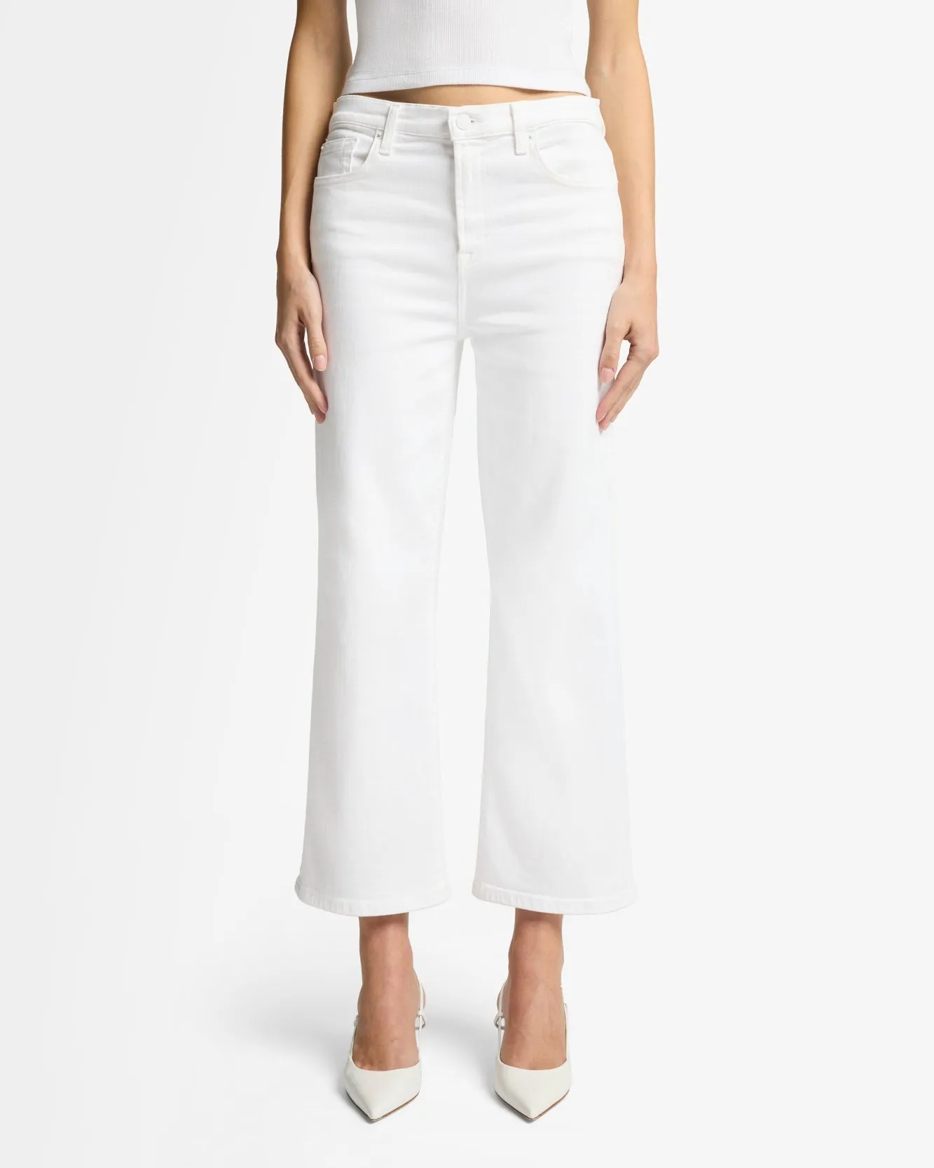 Luxe Vintage Cropped Alexa in Soleil sold by 7 For All Mankind product image thumbnail 3