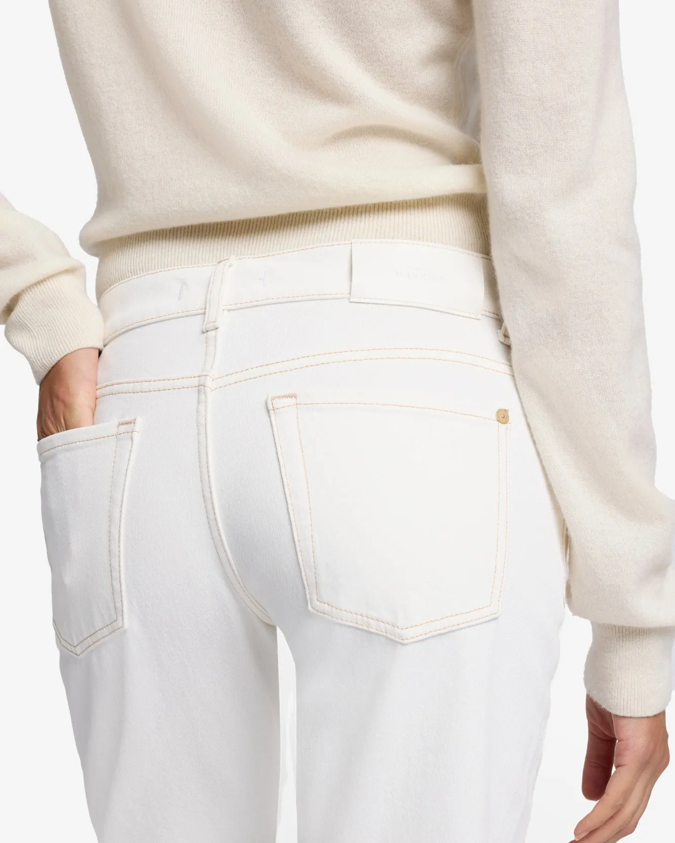 MANKIND Spencer Flare in Milky Way sold by 7 For All Mankind product image thumbnail 3