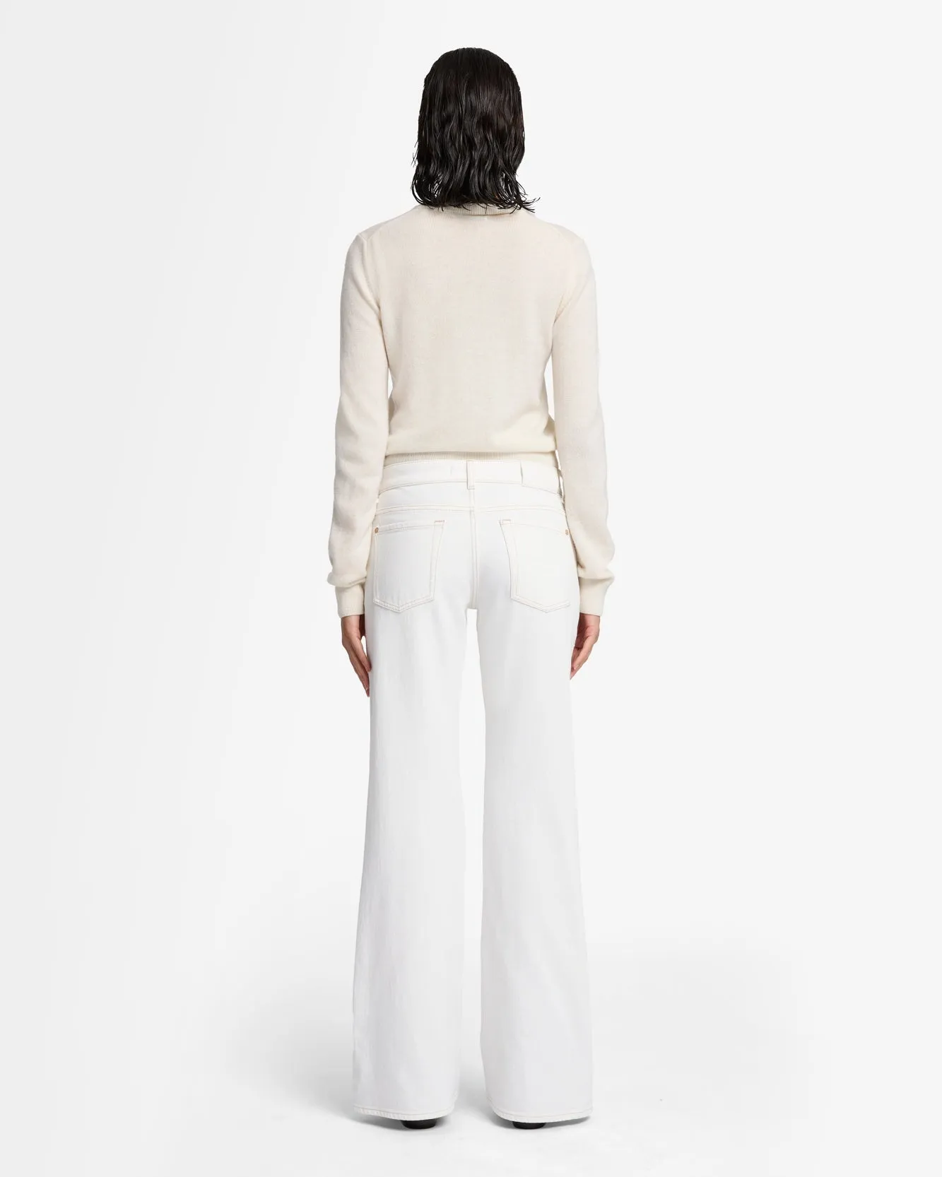 MANKIND Spencer Flare in Milky Way sold by 7 For All Mankind product image thumbnail 4