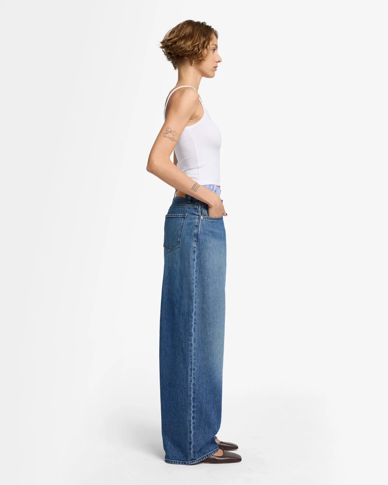 MANKIND Sam Baggy in Jasper sold by 7 For All Mankind product image thumbnail 5