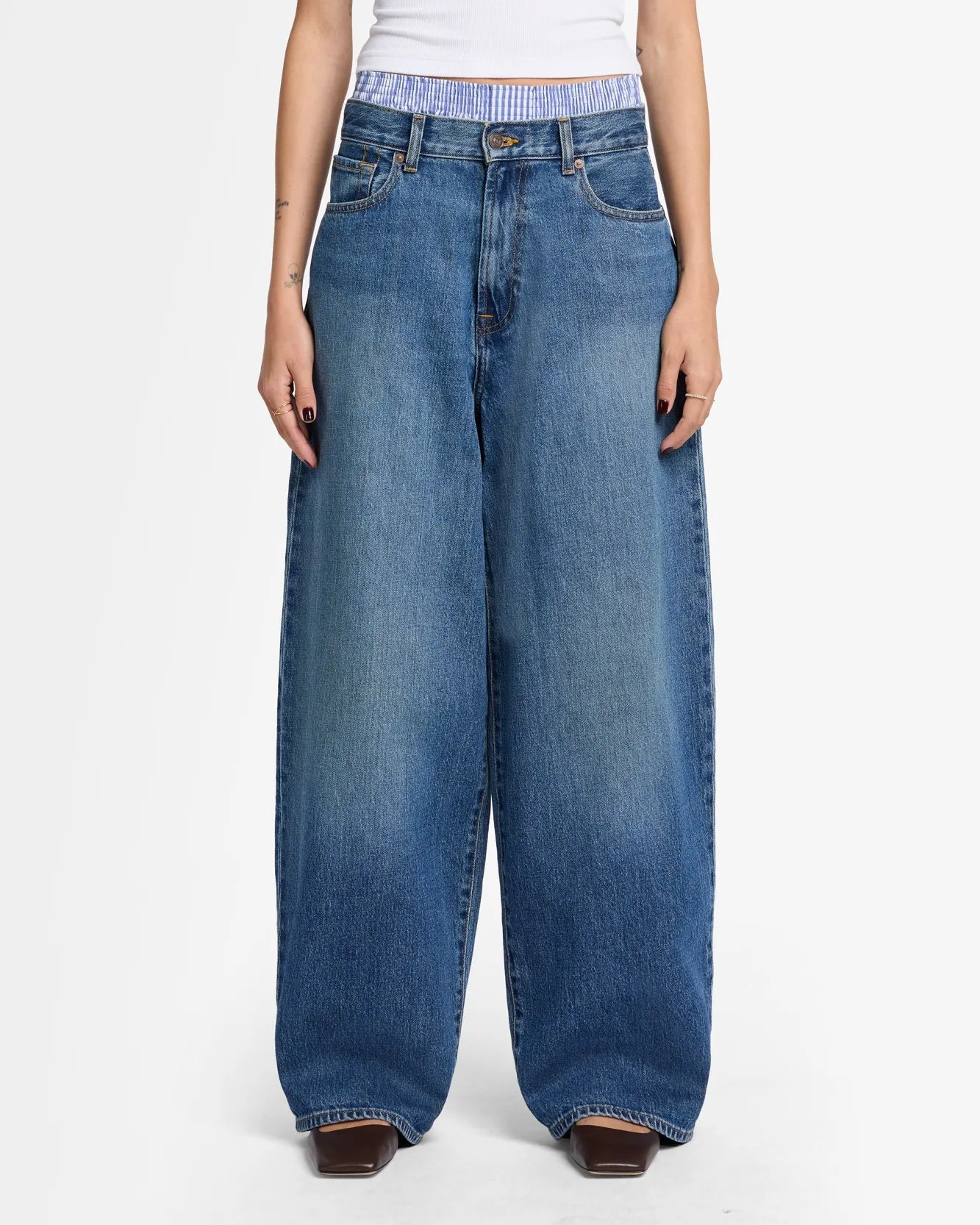 MANKIND Sam Baggy in Jasper sold by 7 For All Mankind product image thumbnail 2