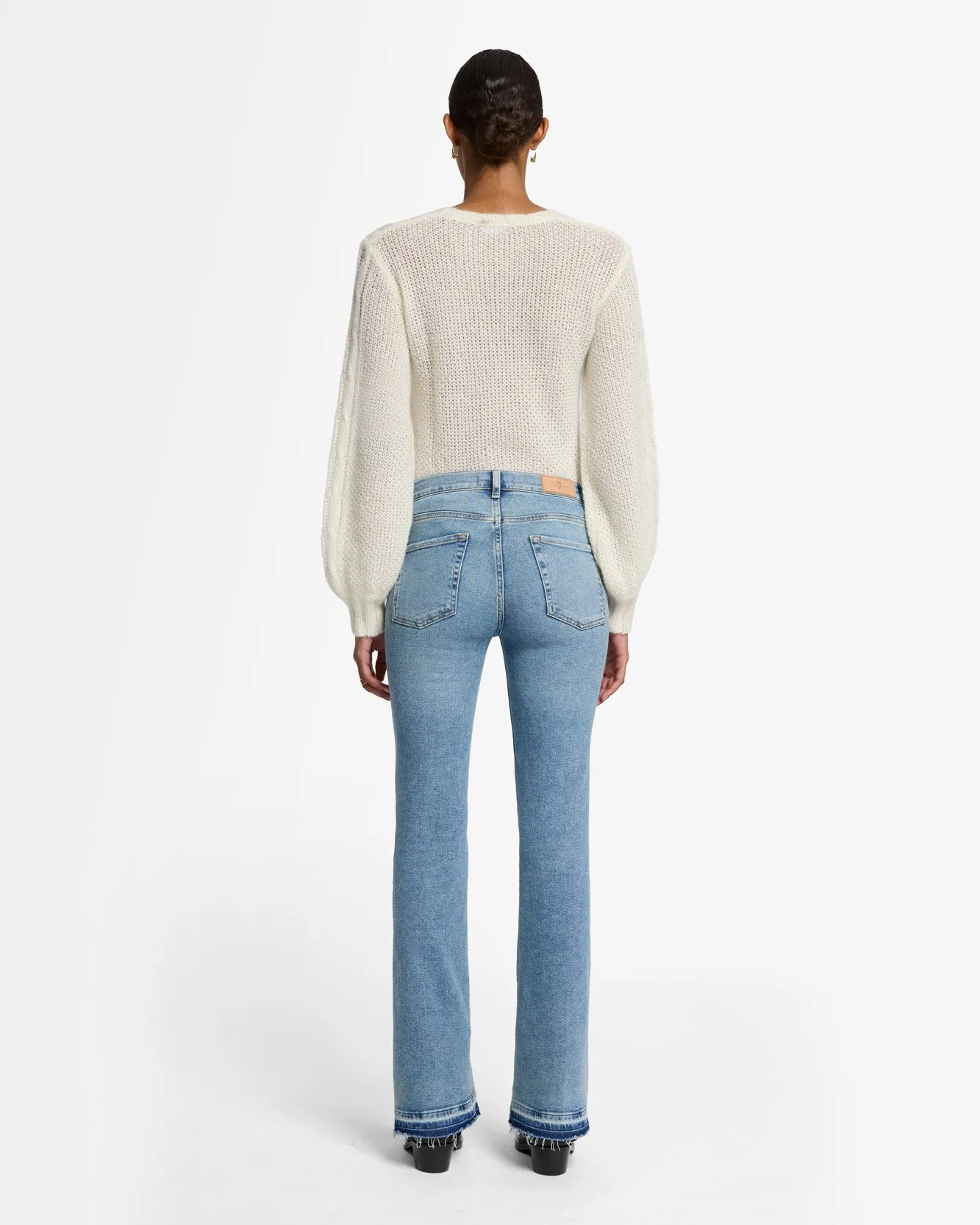 Tailorless Luxe Vintage Original Bootcut in Amuse Me sold by 7 For All Mankind product image thumbnail 5